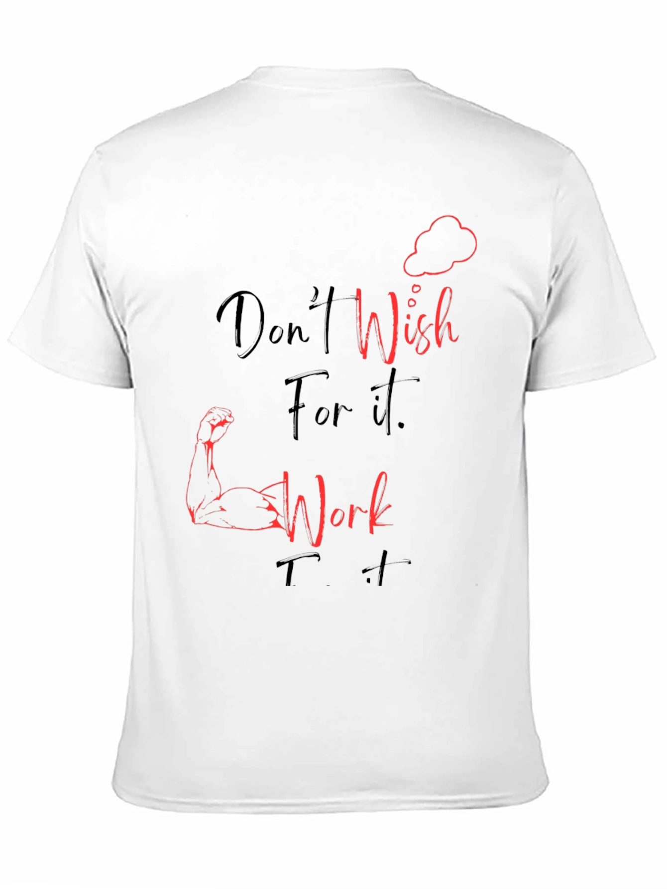 Motivational Workout Graphic T-Shirt