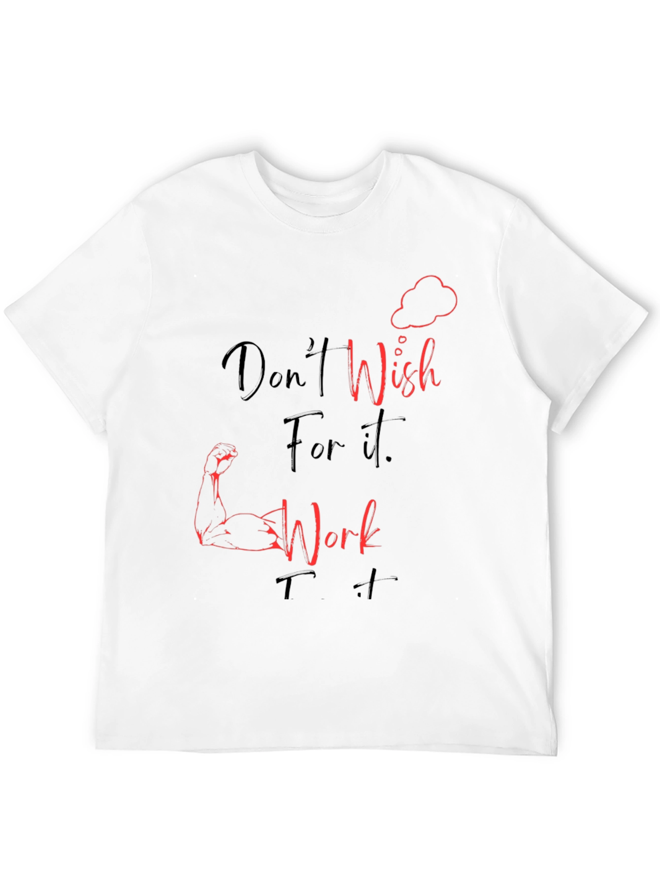 Motivational Workout Graphic T-Shirt