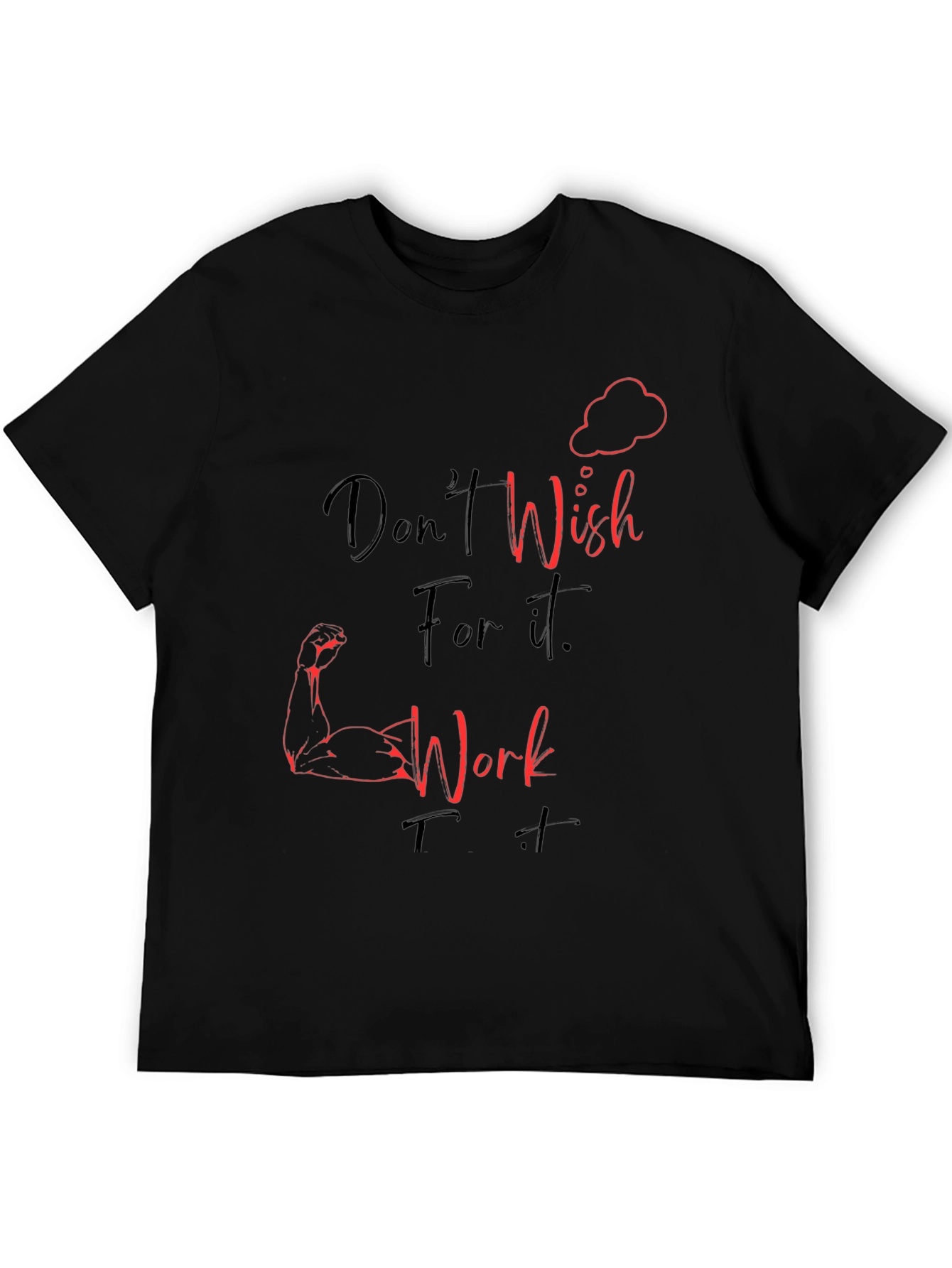 Motivational Workout Graphic T-Shirt