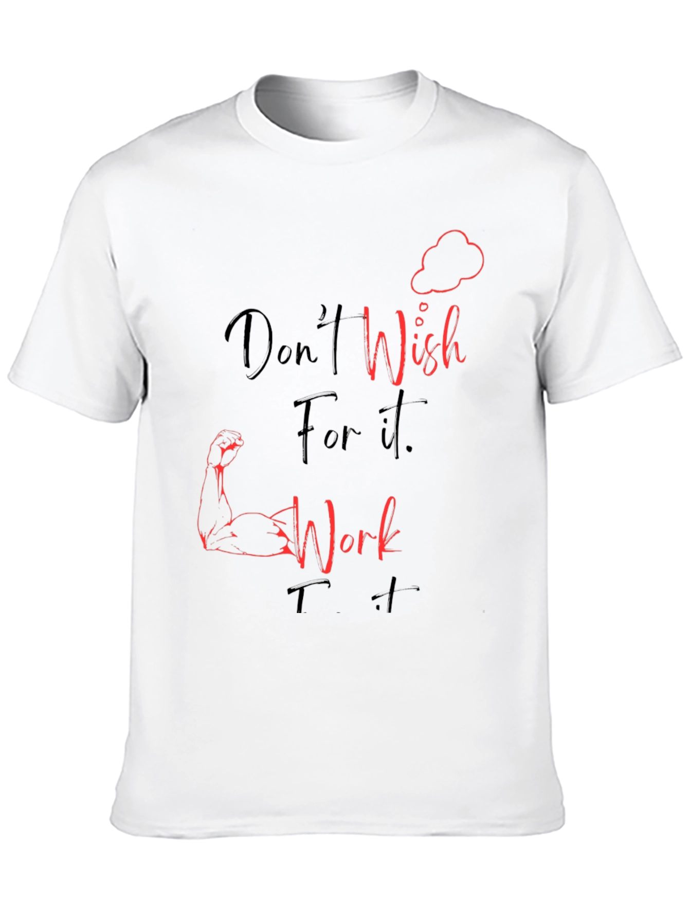 Motivational Workout Graphic T-Shirt