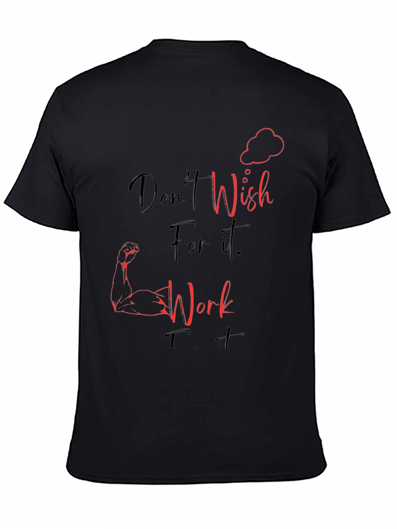 Motivational Workout Graphic T-Shirt