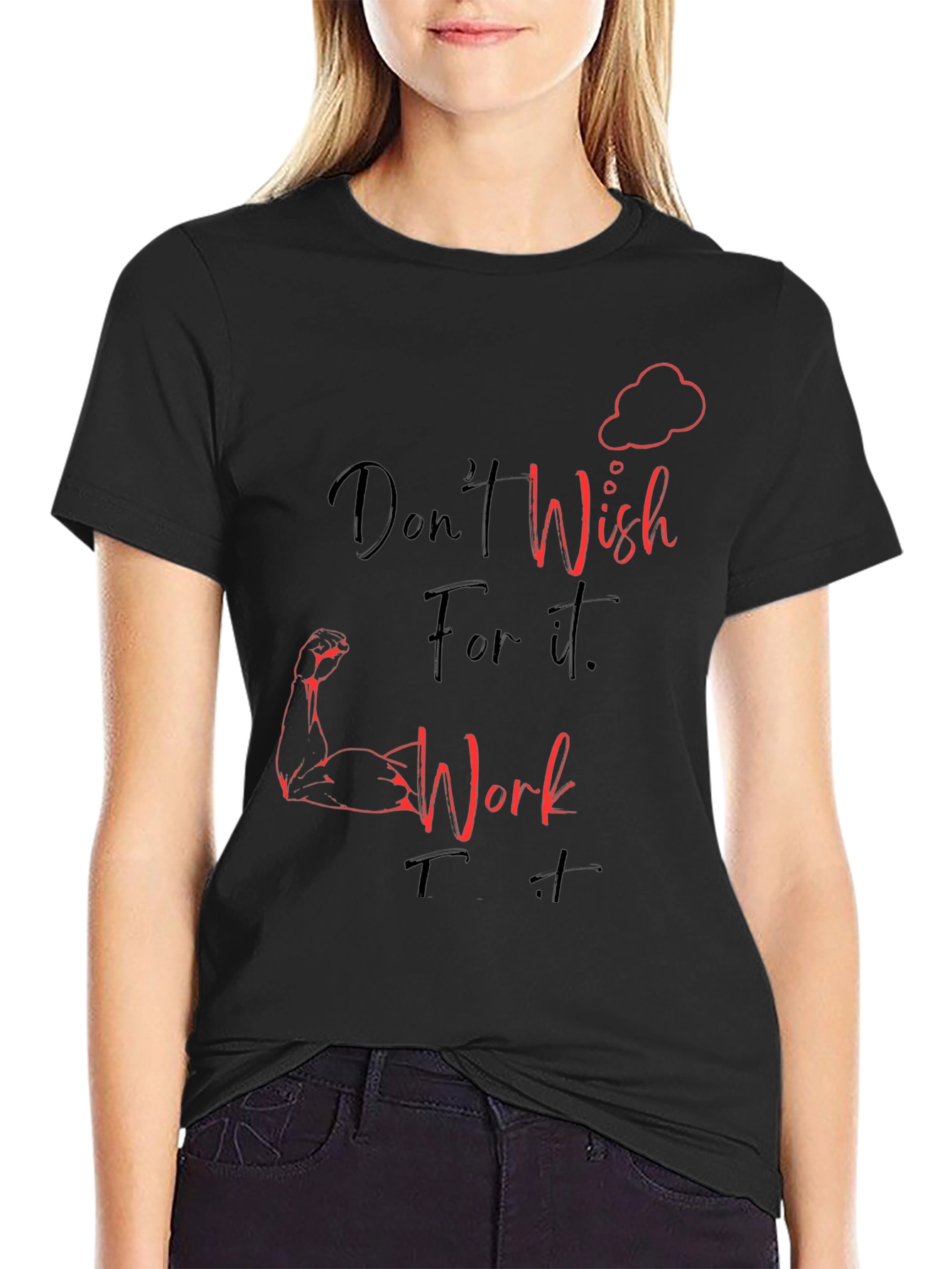 Motivational Workout Graphic T-Shirt
