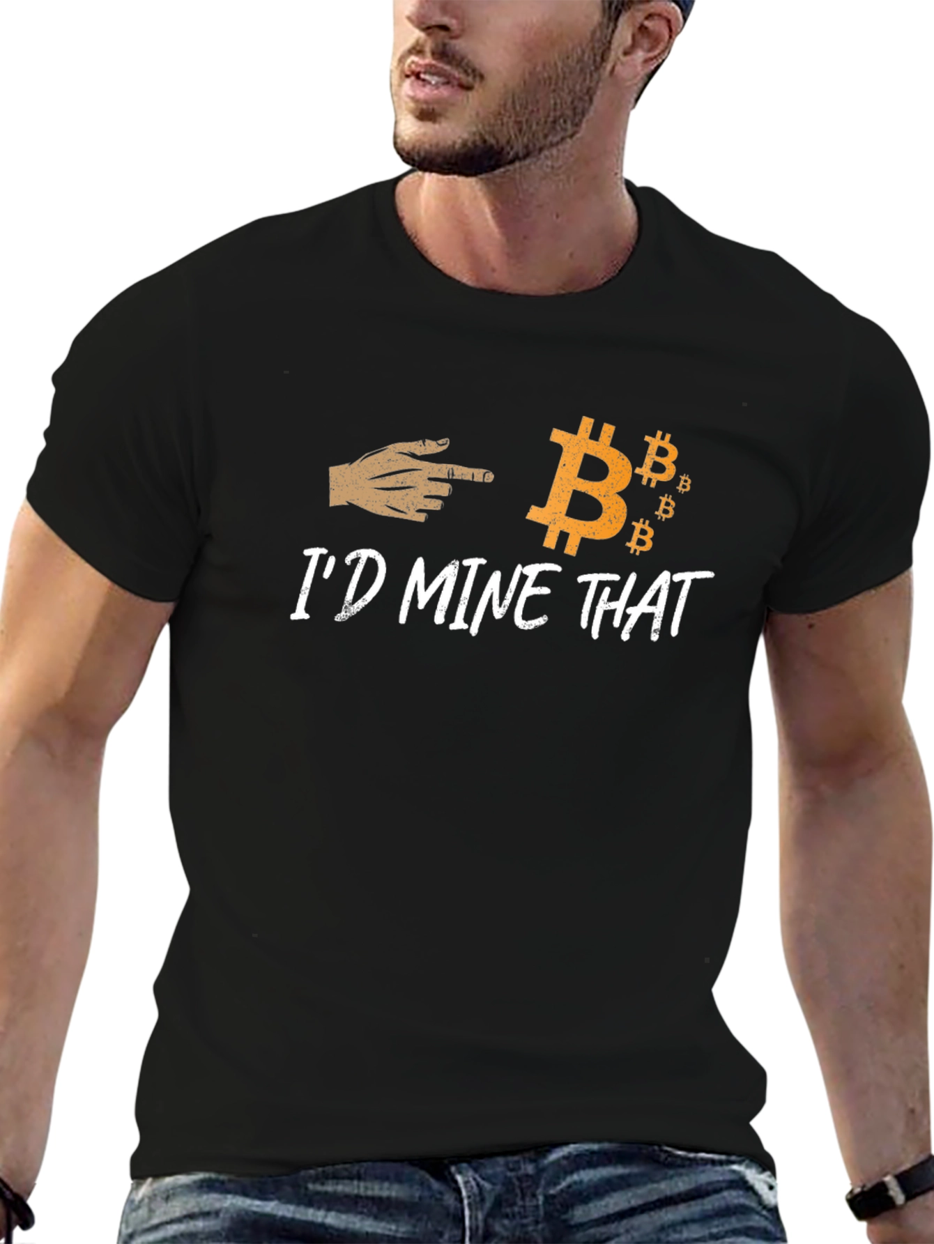 Id Mine That Bitcoin Graphic Tee