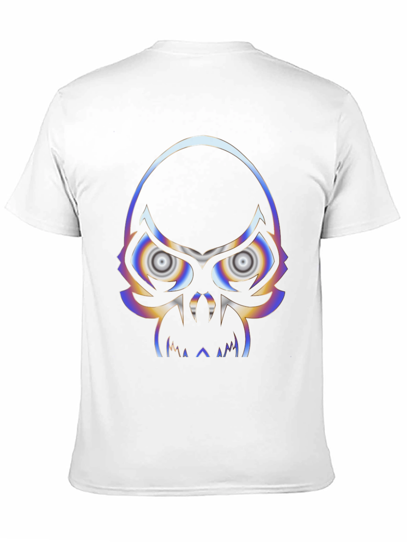 Psychedelic Skull Graphic T-Shirt
