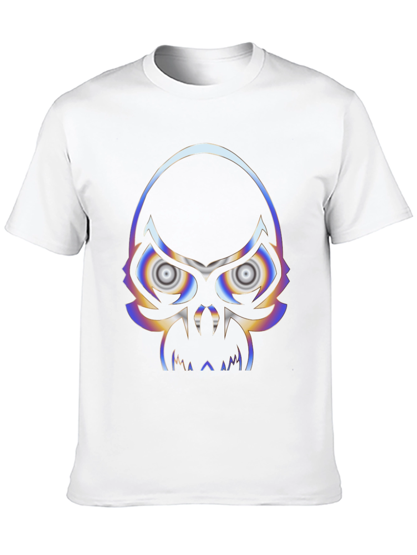 Psychedelic Skull Graphic T-Shirt