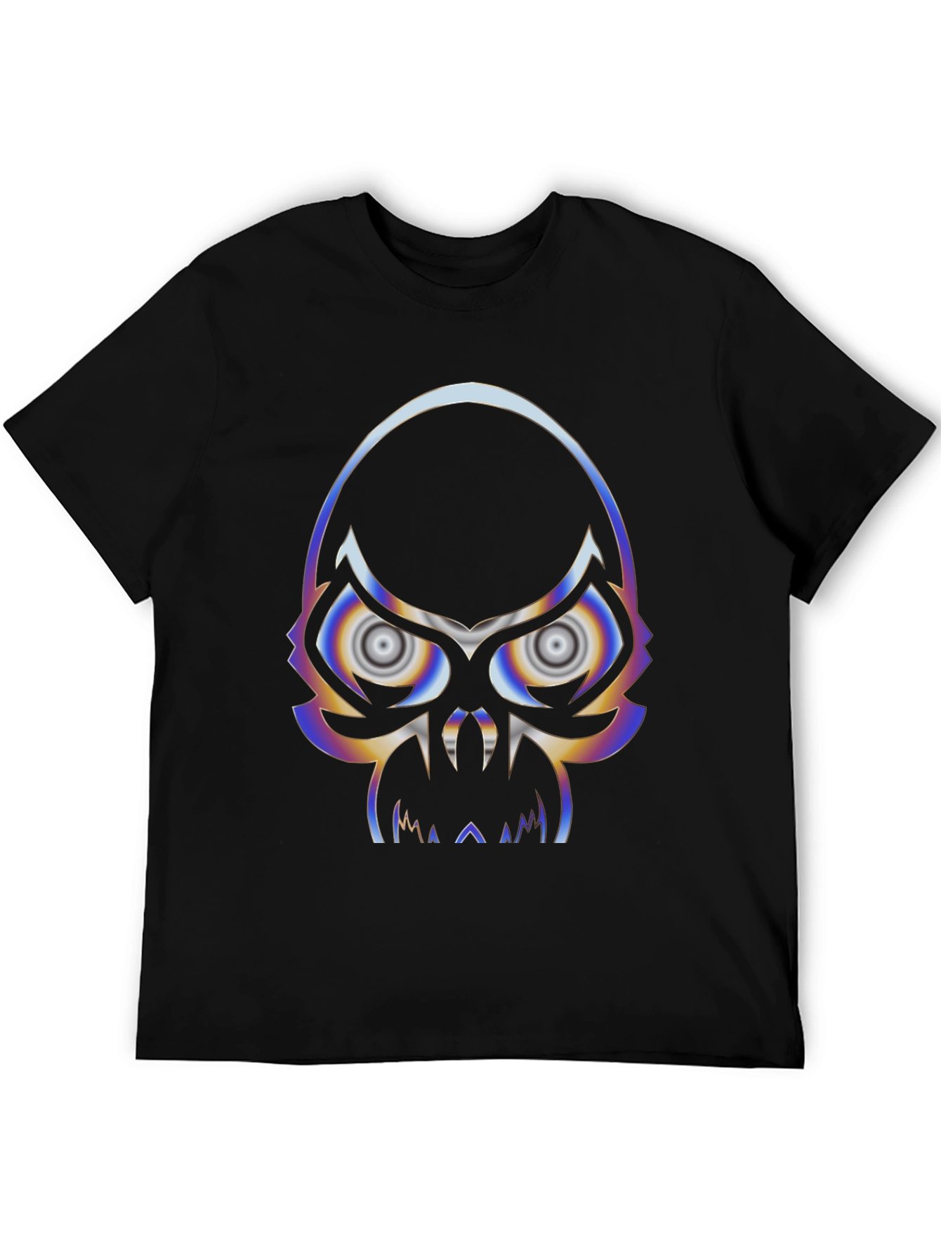 Psychedelic Skull Graphic T-Shirt
