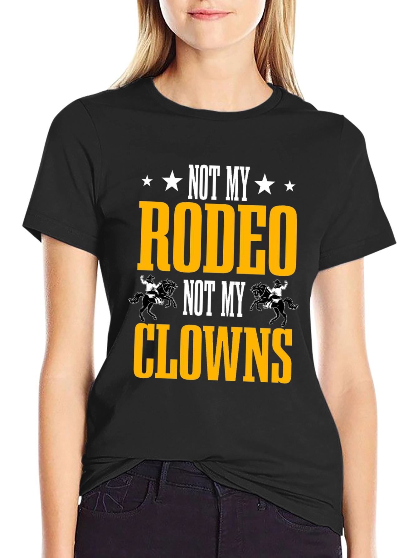 Not My Rodeo Not My Clowns Graphic Tee