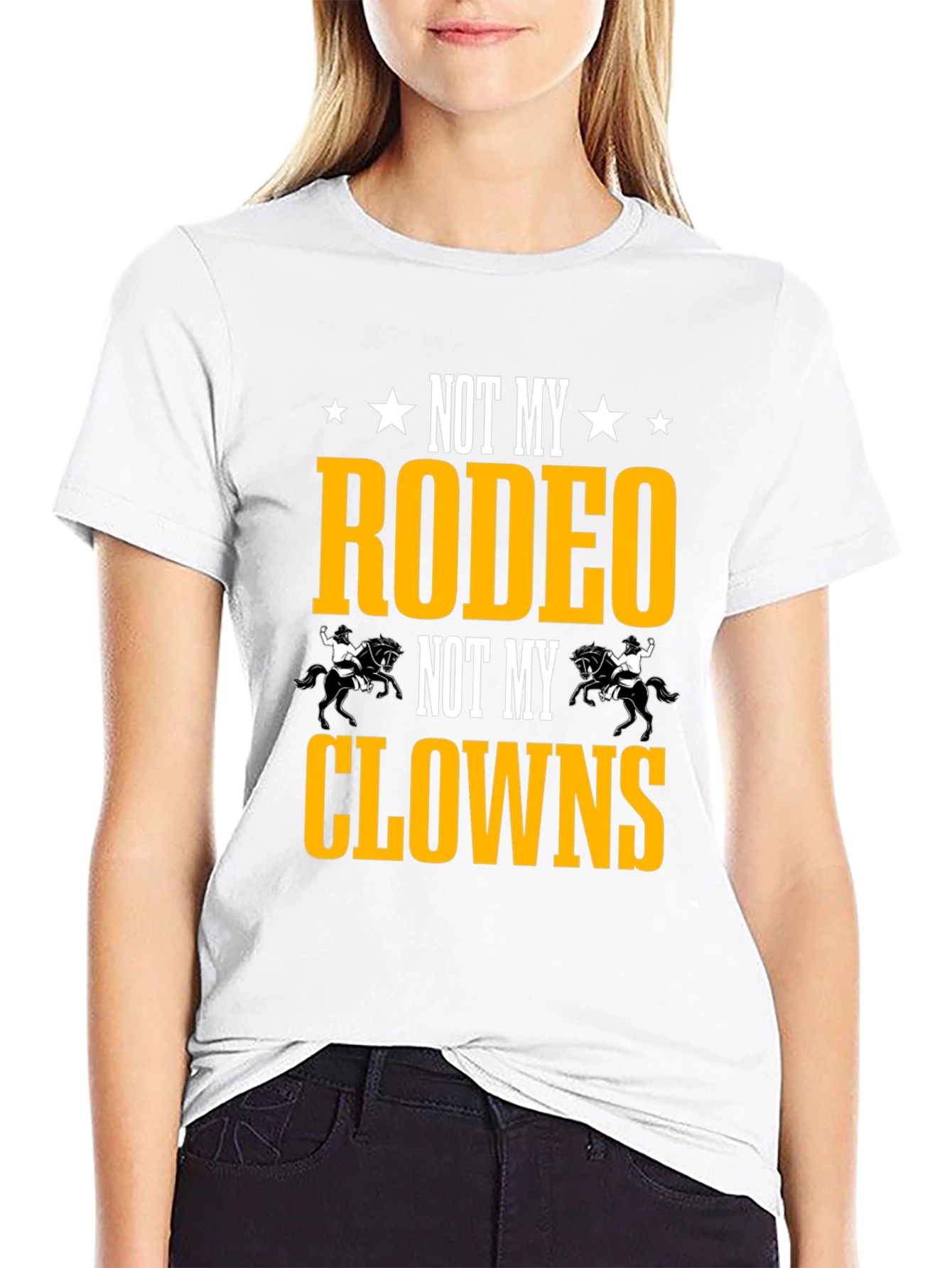 Not My Rodeo Not My Clowns Graphic Tee