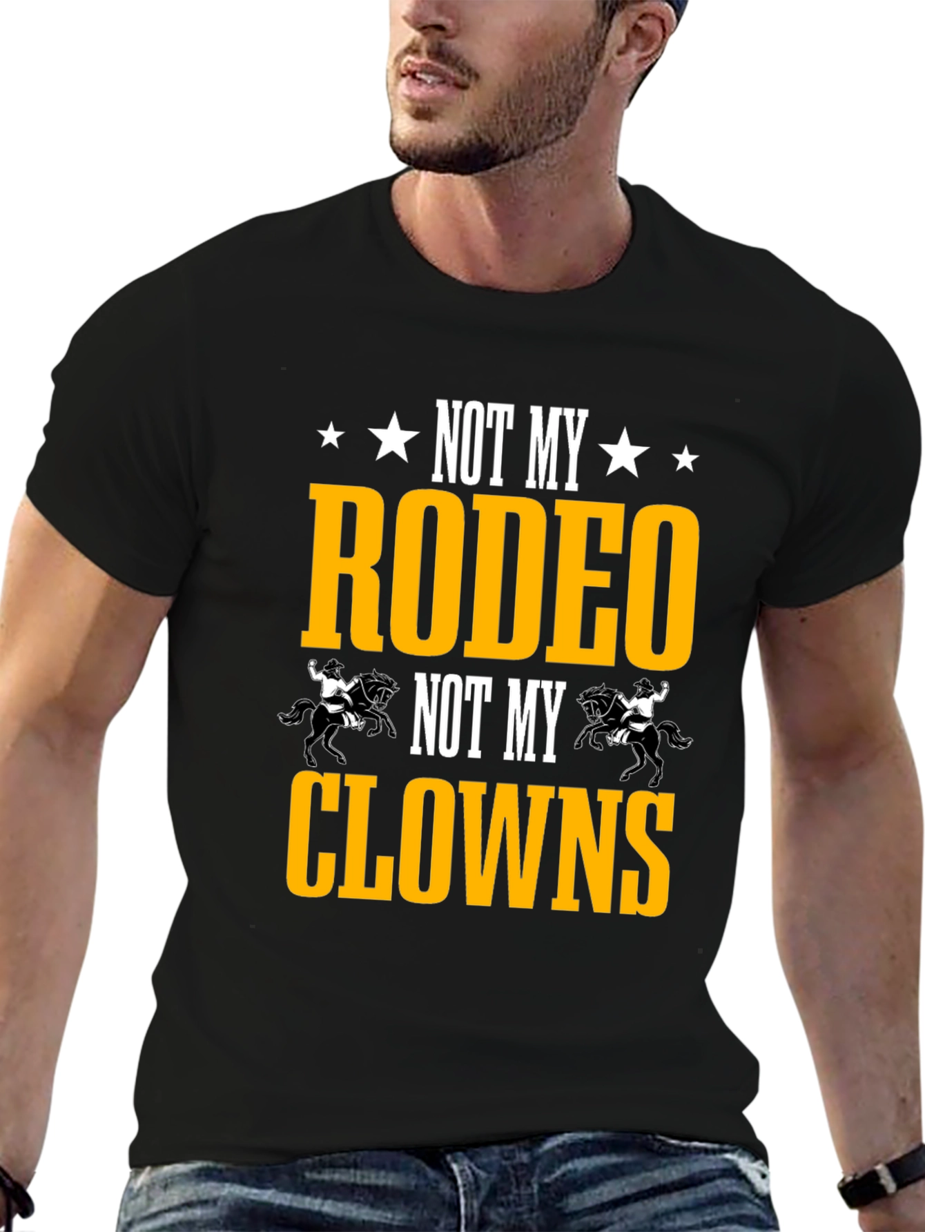 Not My Rodeo Not My Clowns Graphic Tee