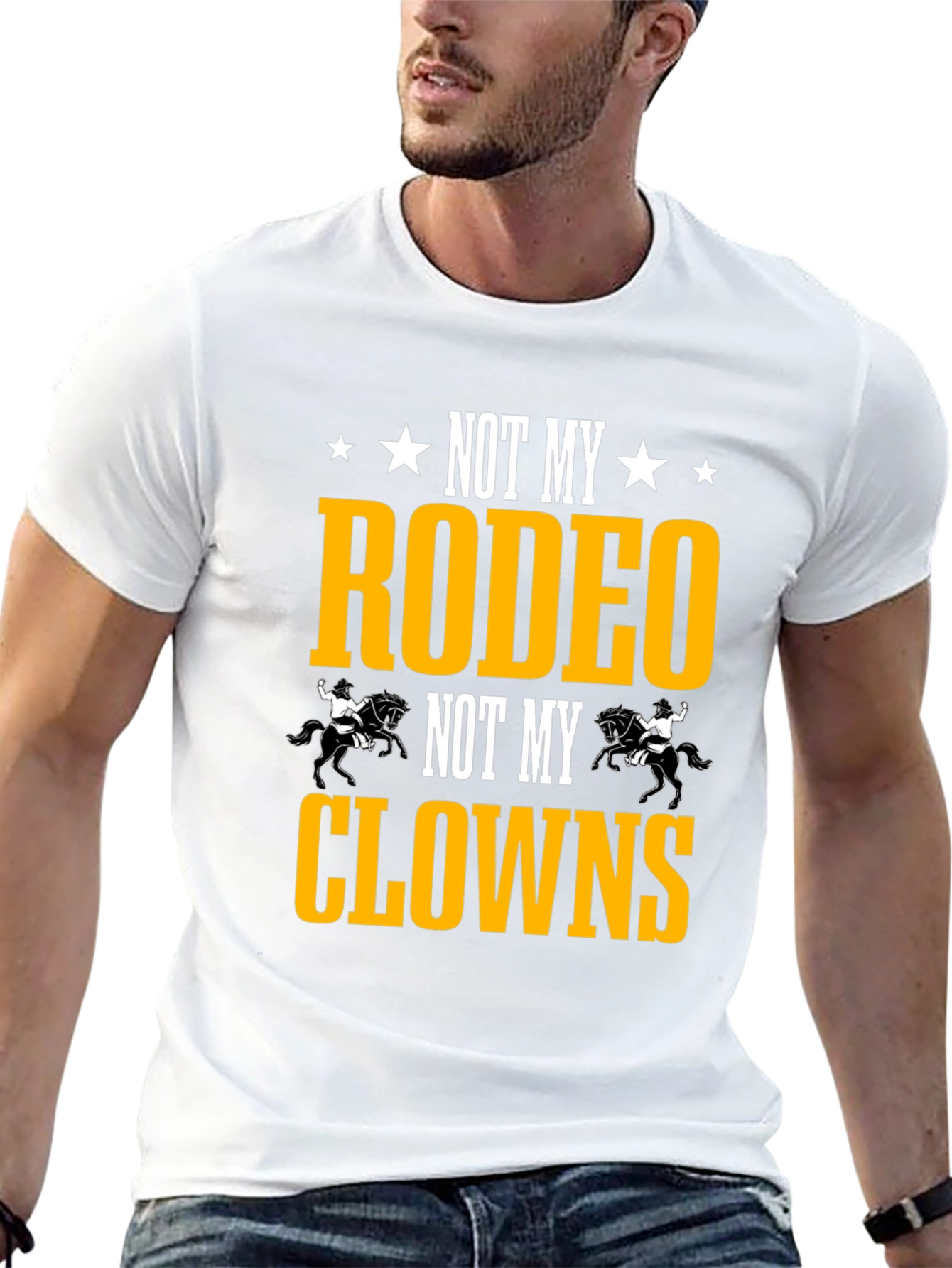 Not My Rodeo Not My Clowns Graphic Tee
