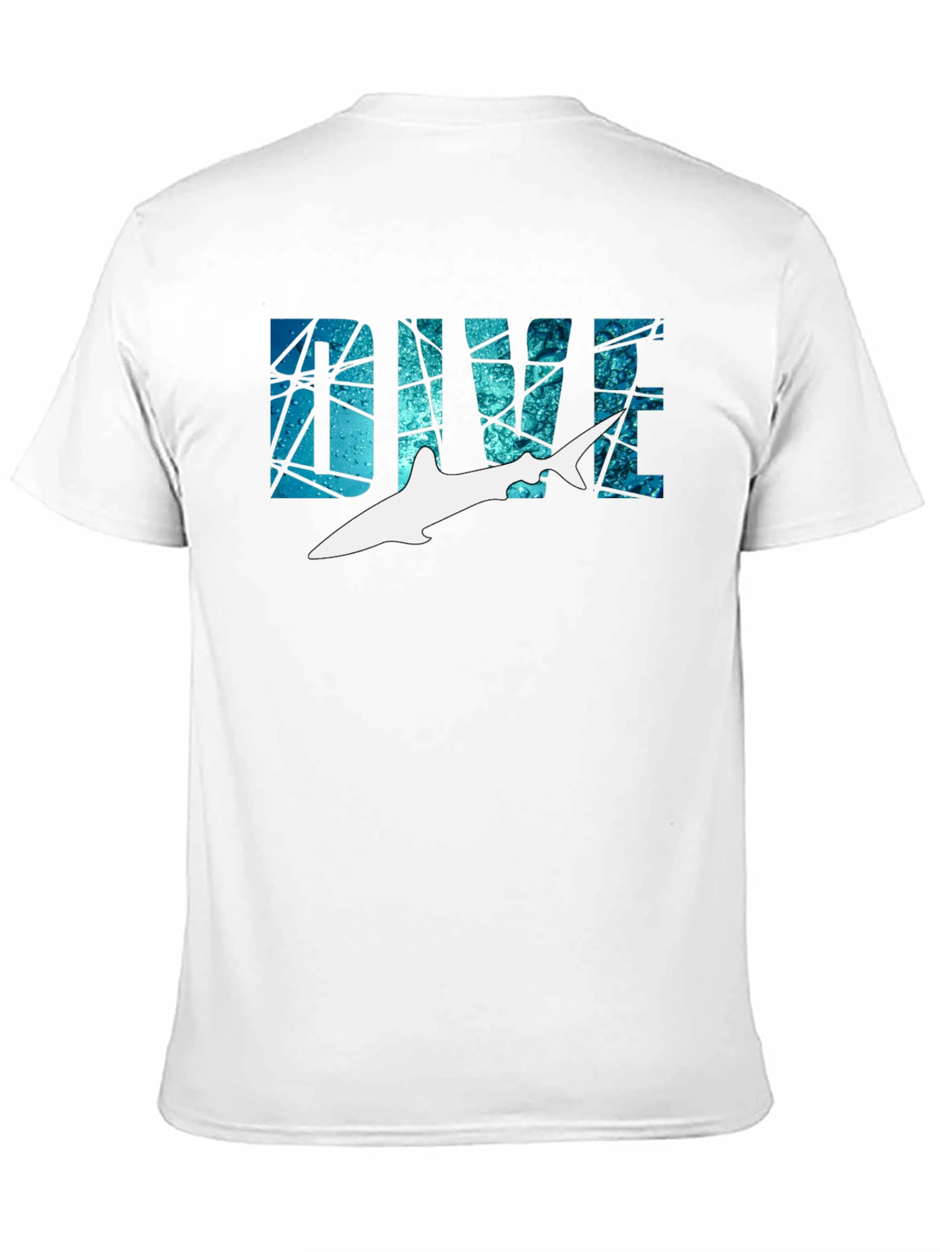Dive Shark Graphic Tee - Ocean Lovers T-Shirt