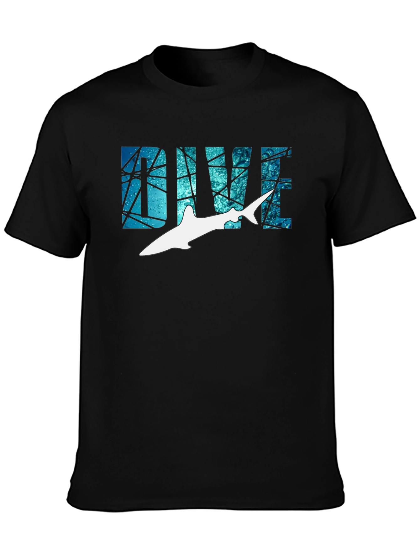 Dive Shark Graphic Tee - Ocean Lovers T-Shirt