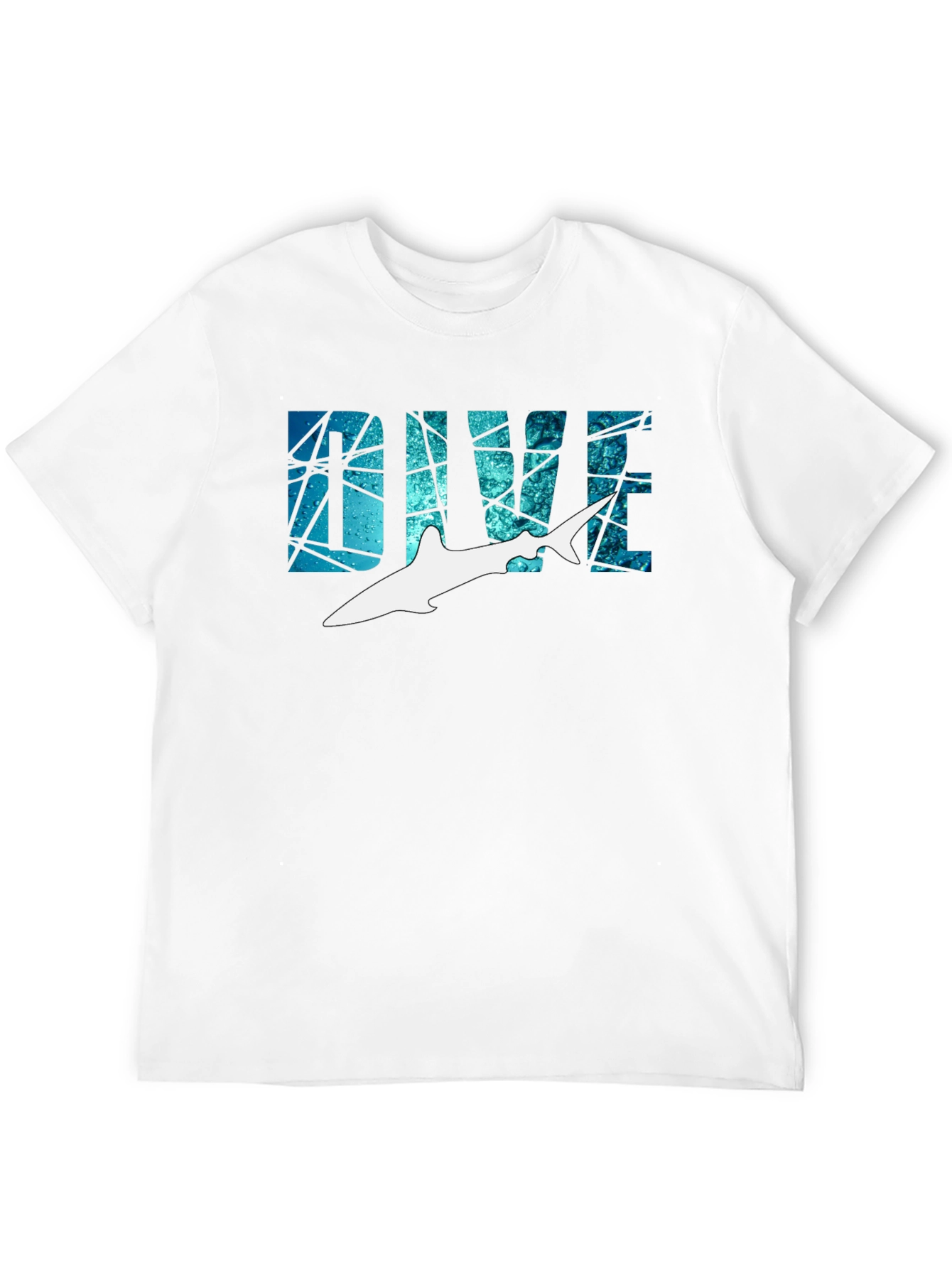 Dive Shark Graphic Tee - Ocean Lovers T-Shirt