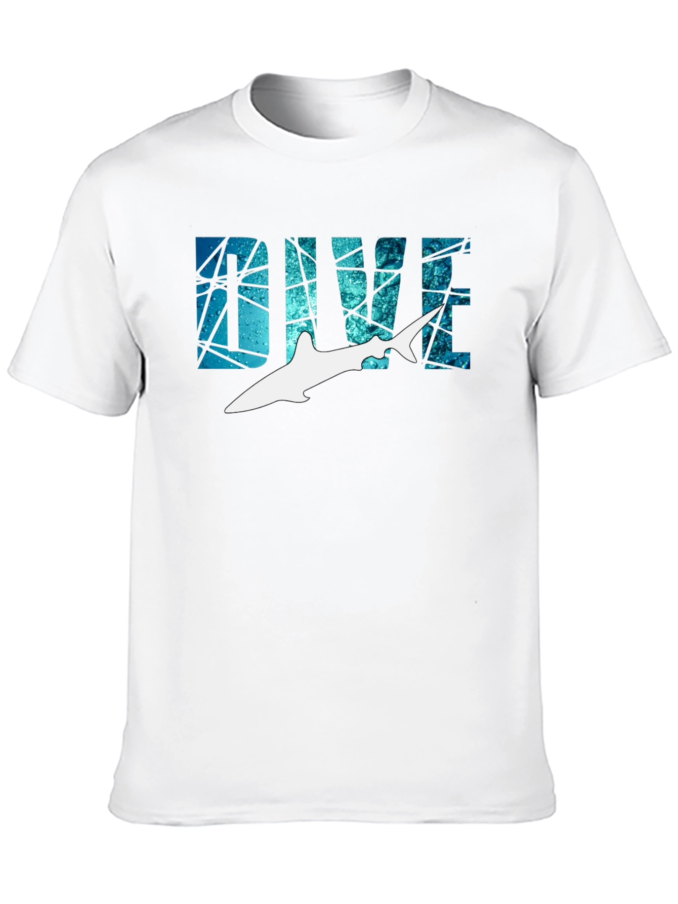 Dive Shark Graphic Tee - Ocean Lovers T-Shirt