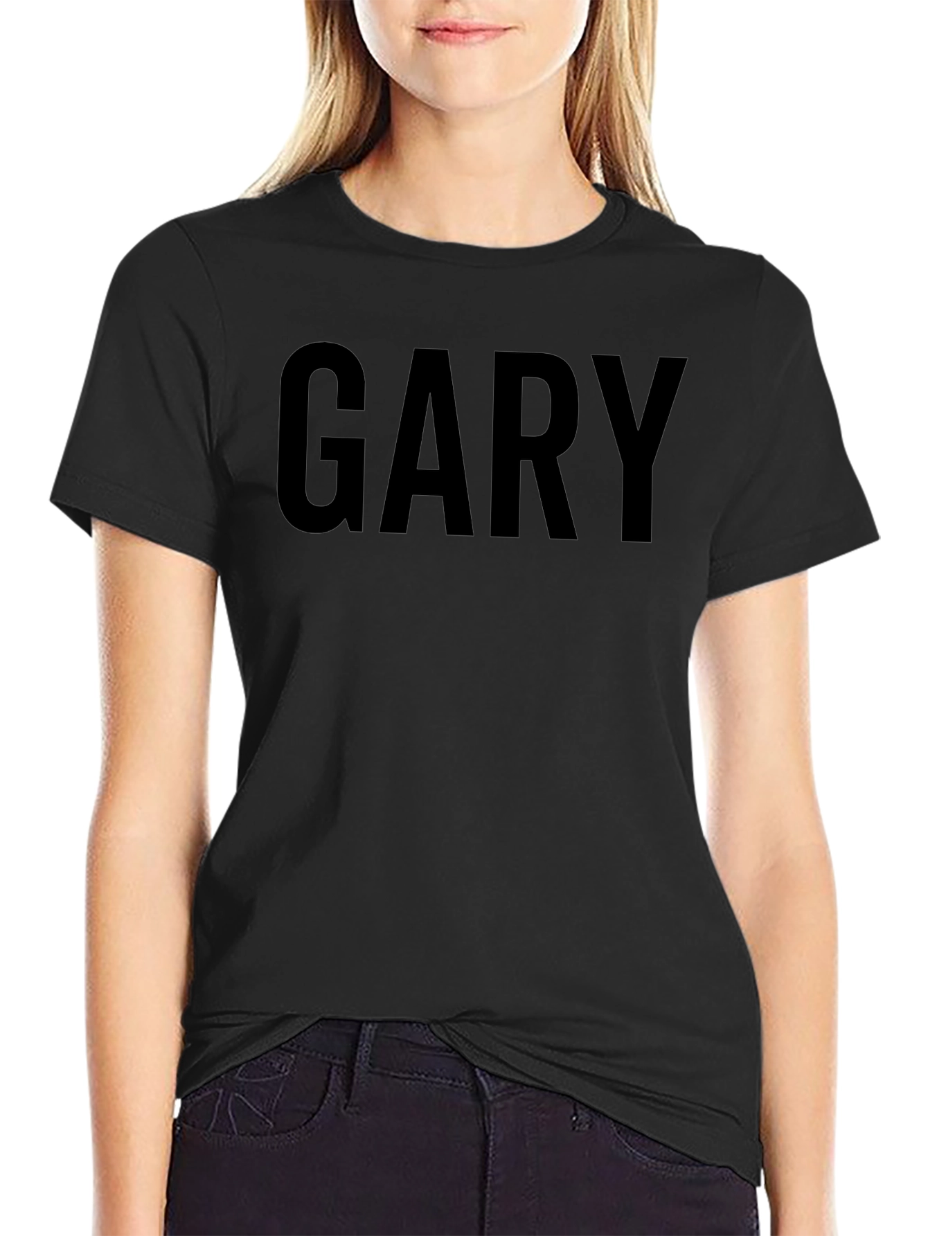 Mens Black Gary Graphic Tee - Casual Wear