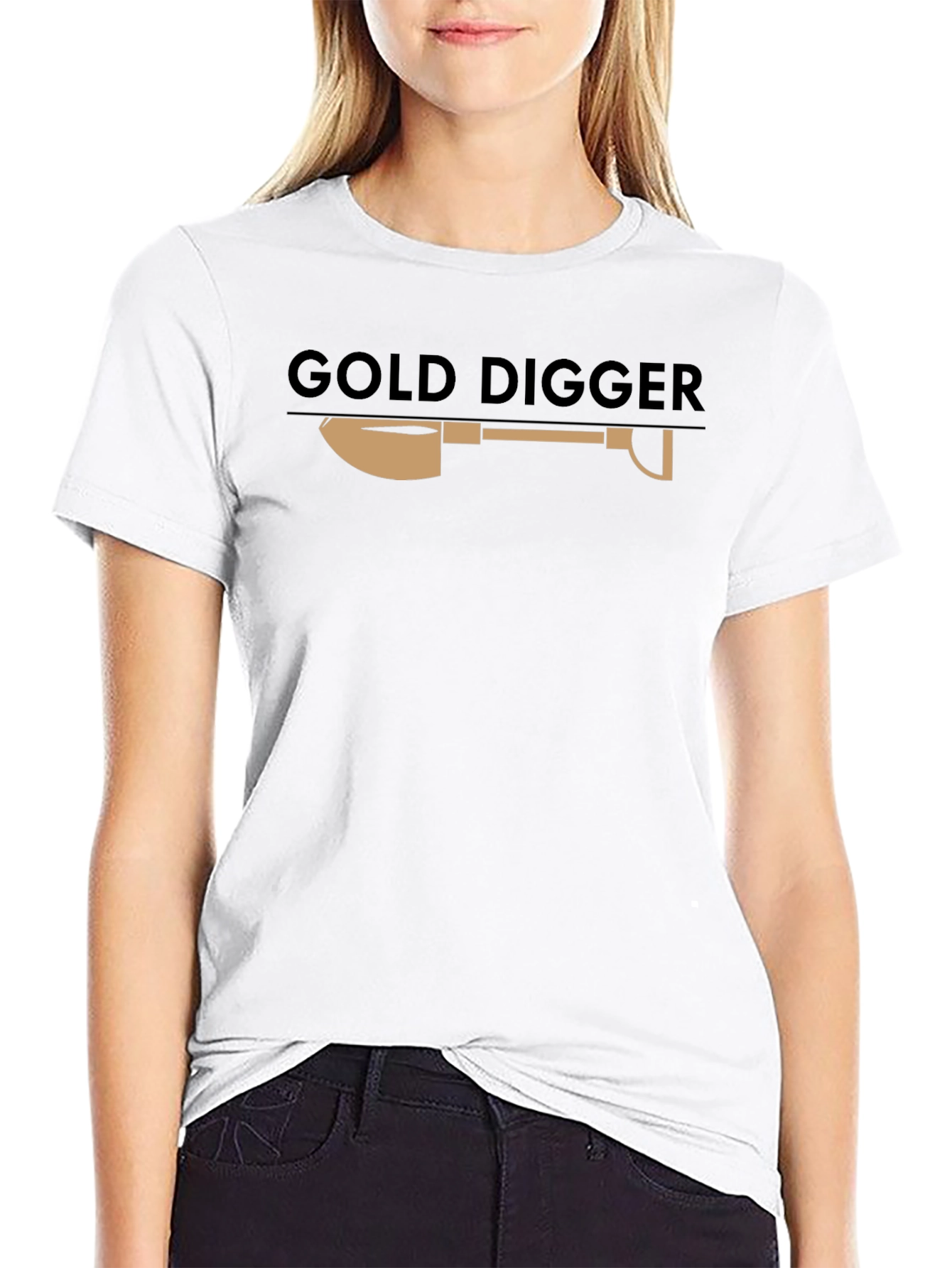 Gold Digger Graphic Tee - Novelty Design T-Shirt