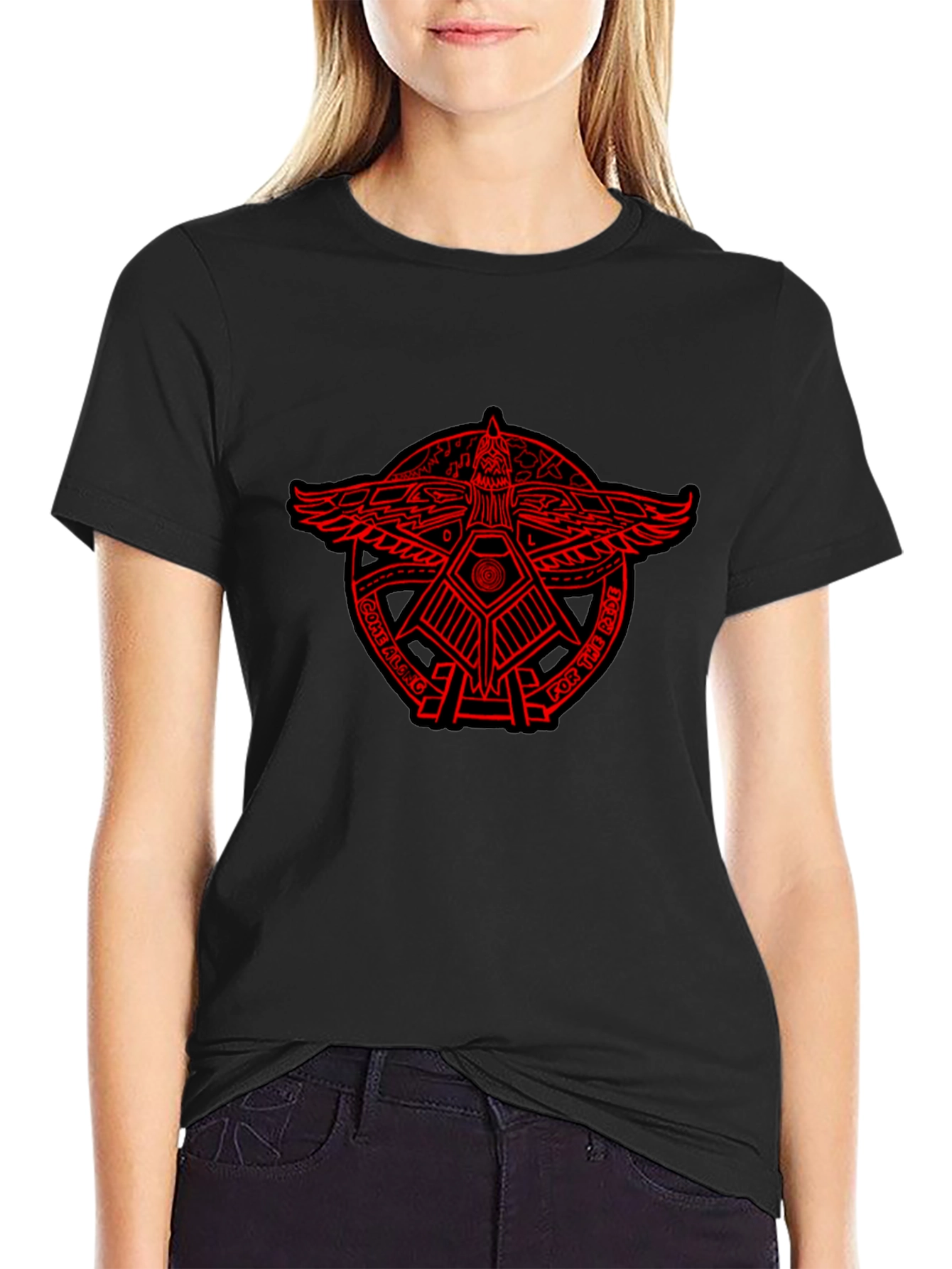 Eagle Crest Graphic Black T-Shirt