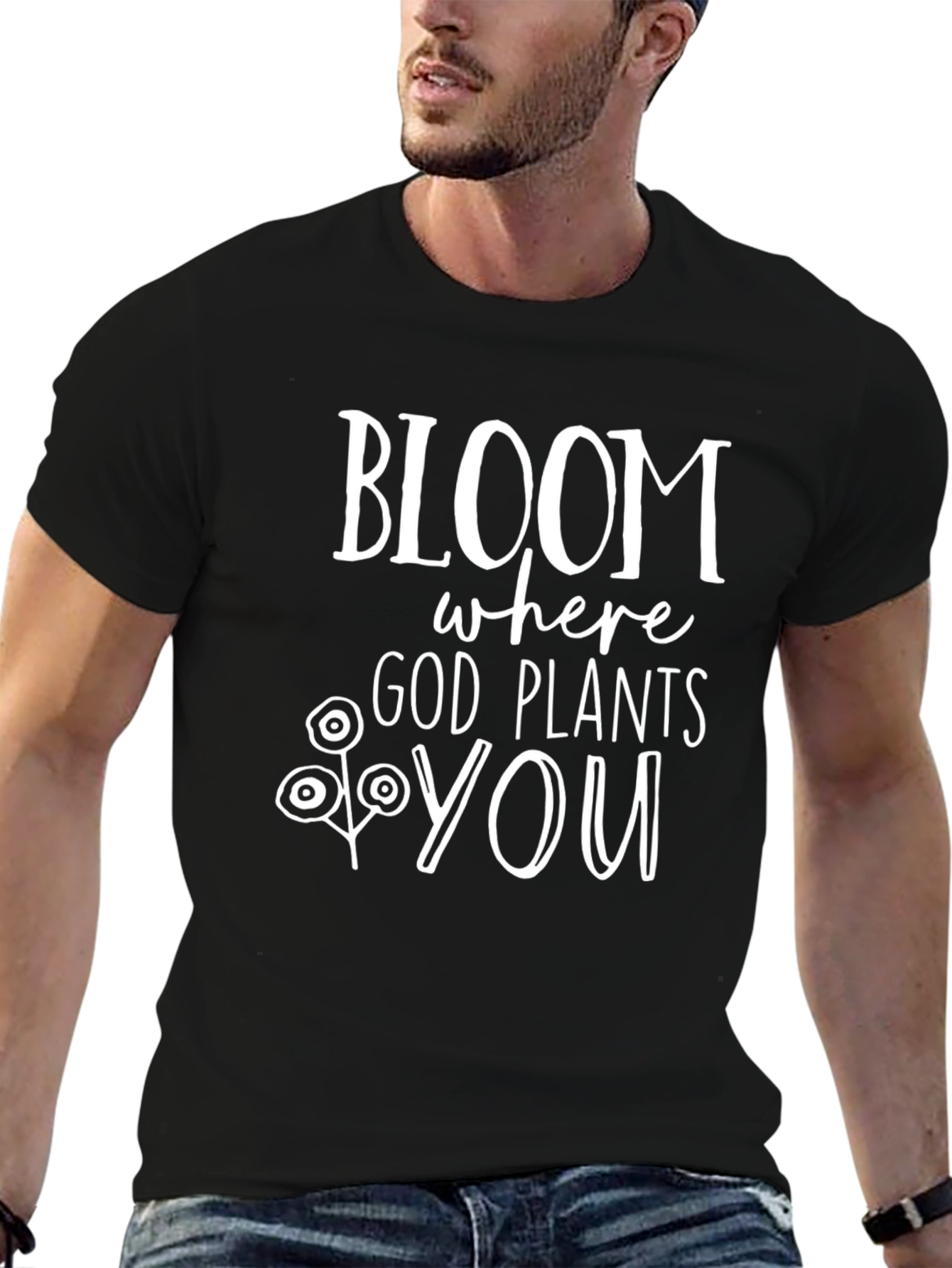 Bloom Where God Plants You Graphic Tee