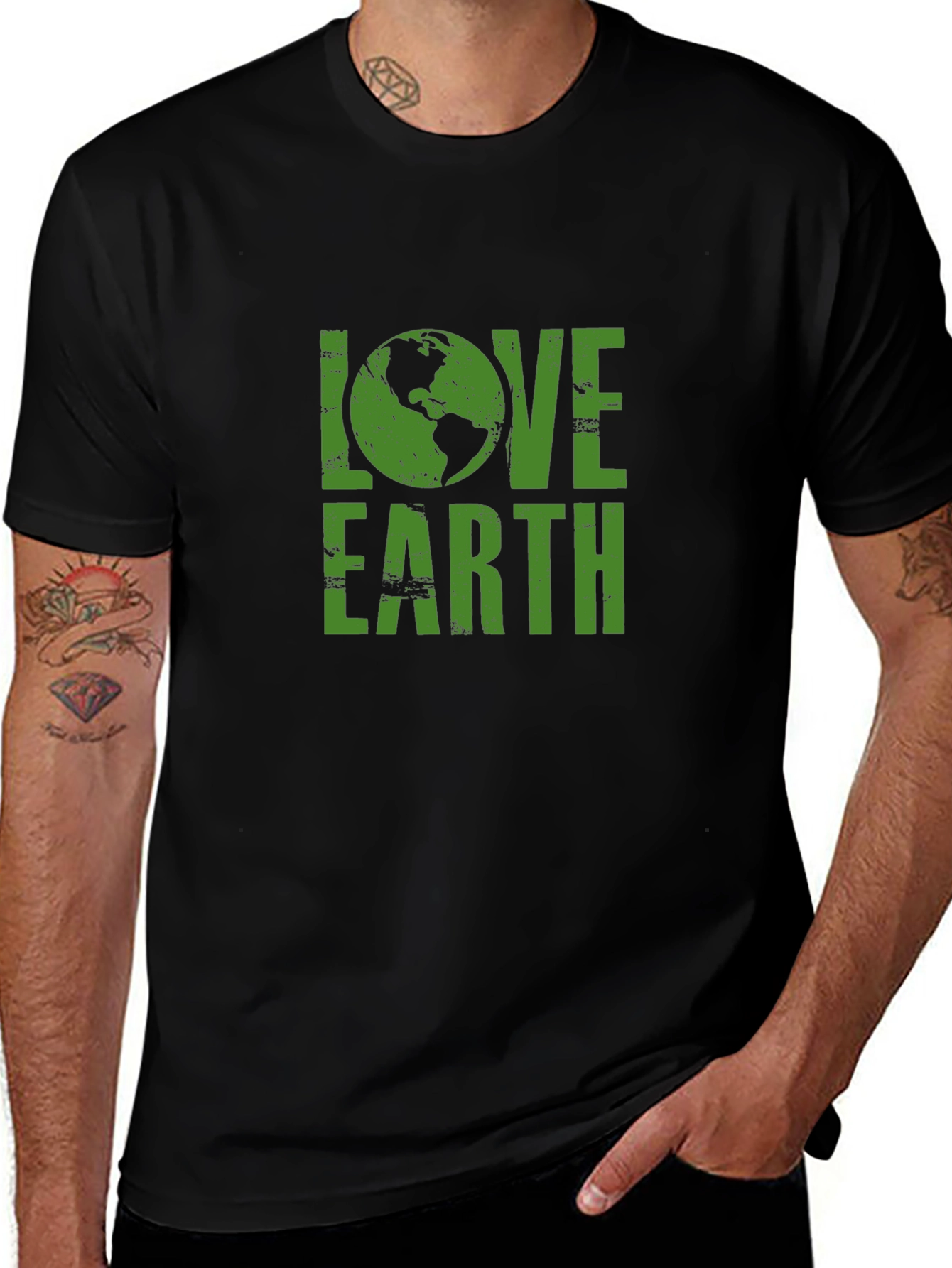 Love Earth Graphic Tee - Eco-Friendly Design