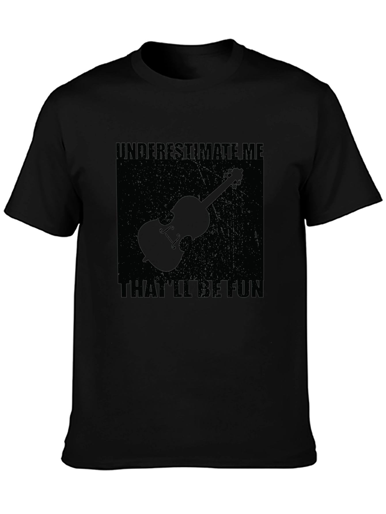 Underestimate Me Violin Graphic Tee