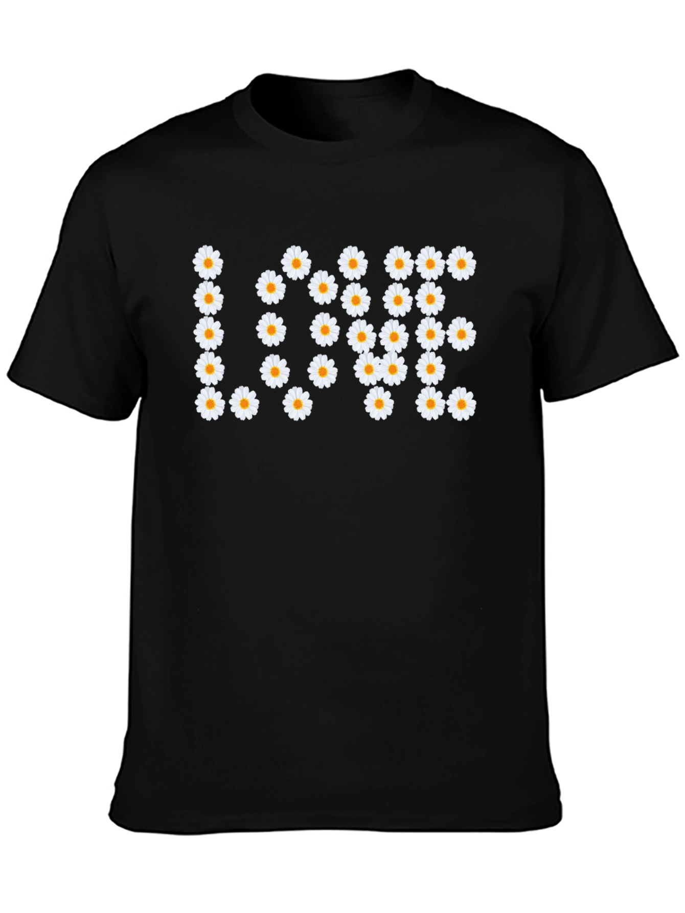 Daisy Love Graphic Tee - Black