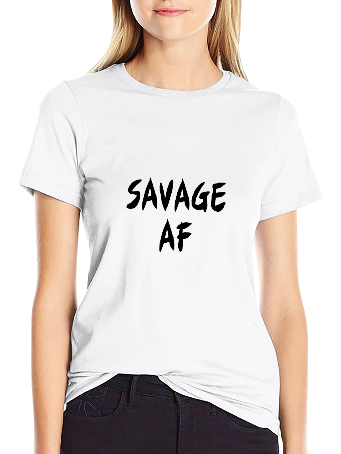 Savage AF Black T-Shirt