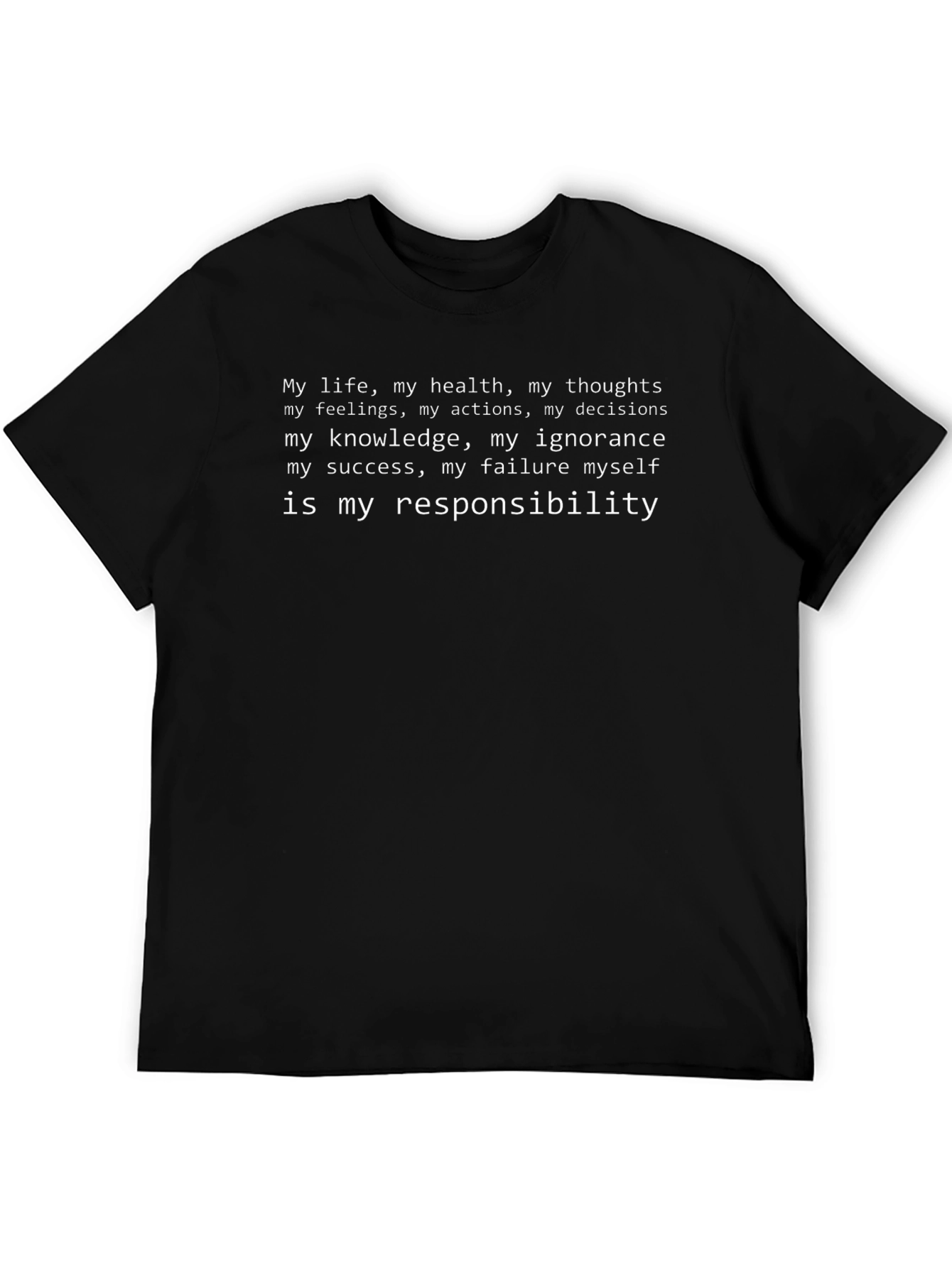 My Responsibility Graphic T-Shirt