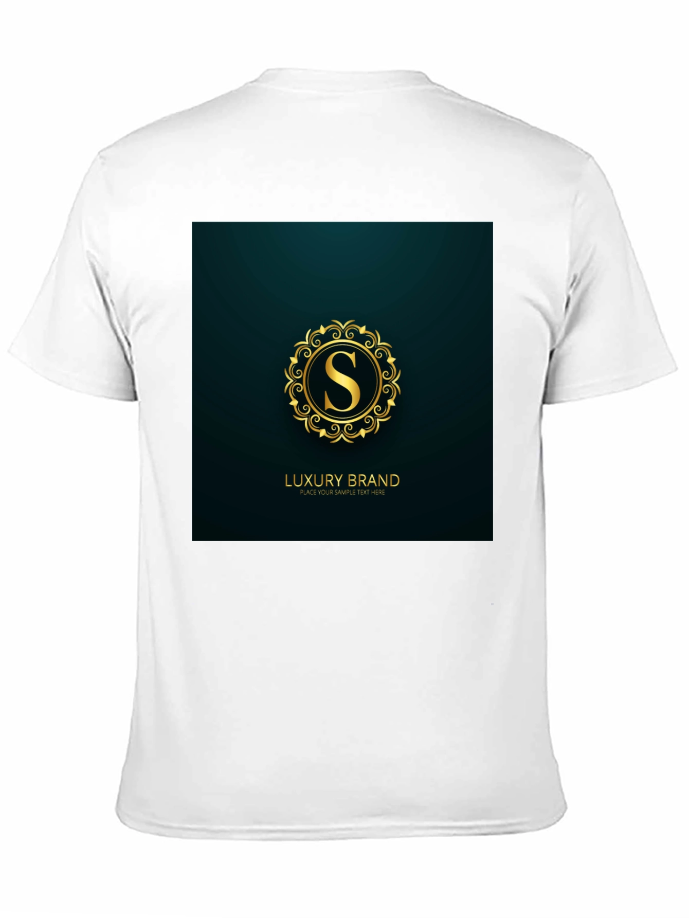 Luxury Brand S Logo Black T-Shirt