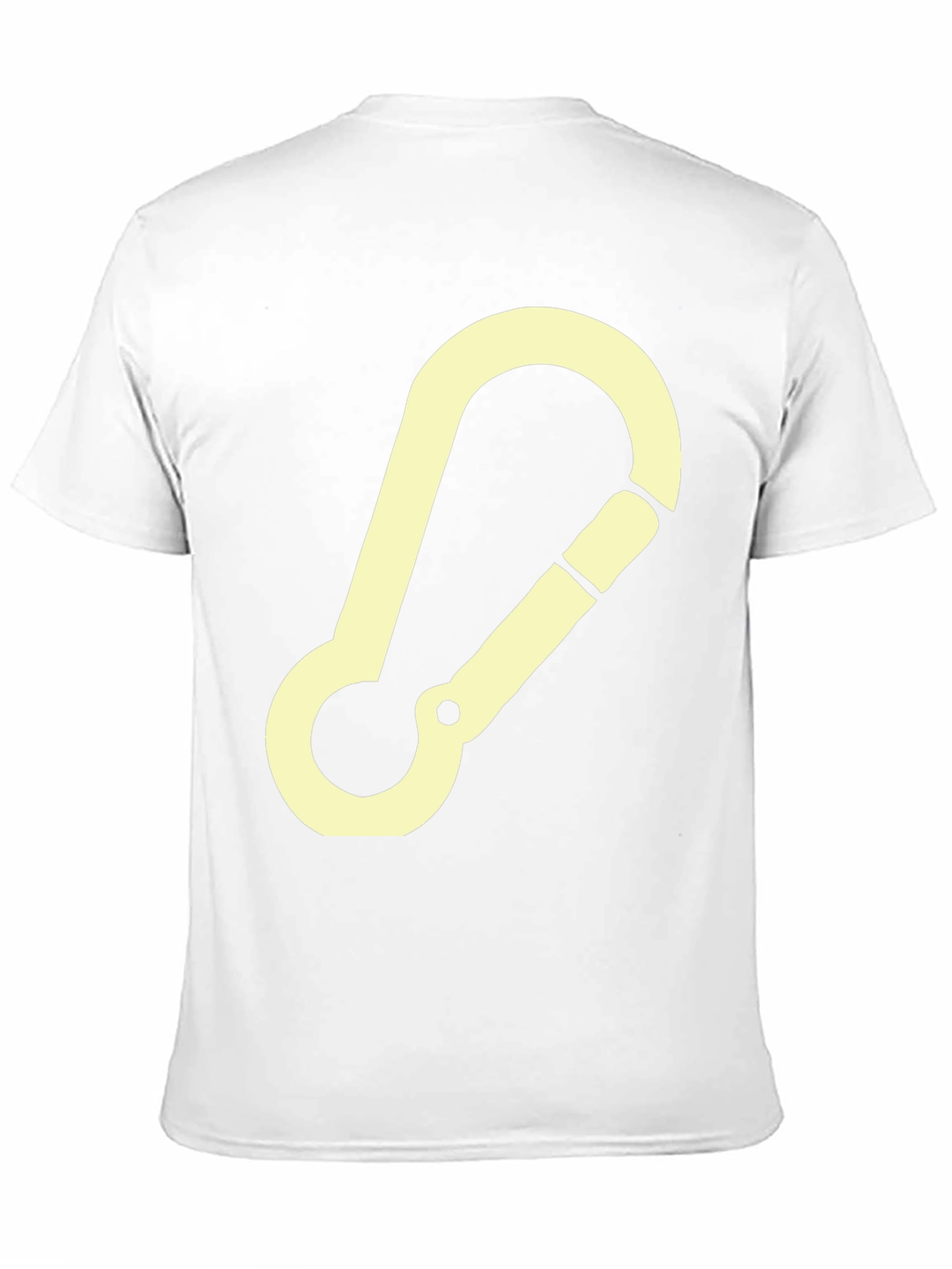 Carabiner Graphic Tee - Black Cotton T-Shirt