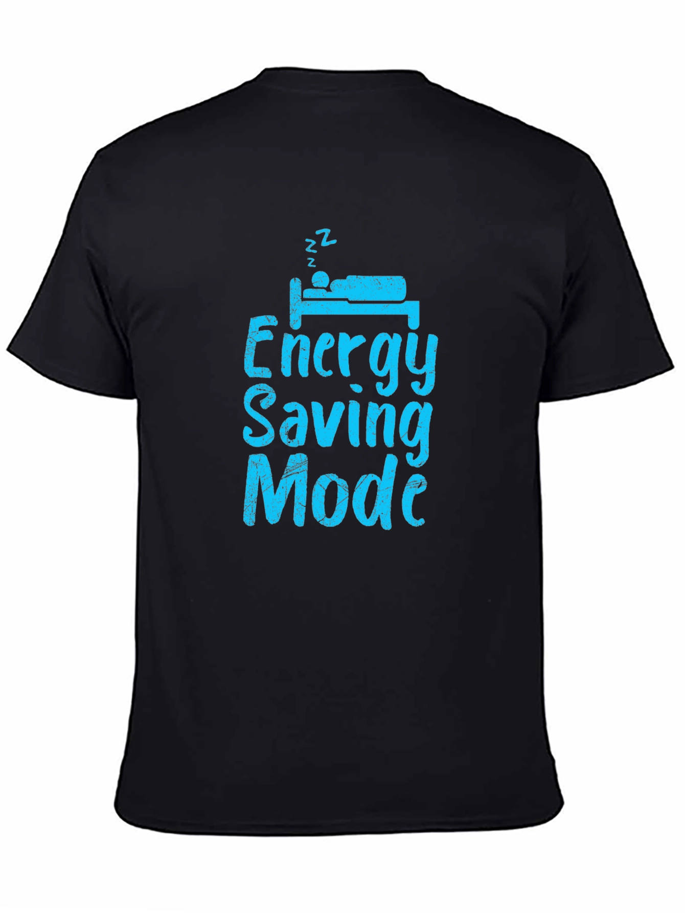 Energy Saving Mode - Black T-Shirt