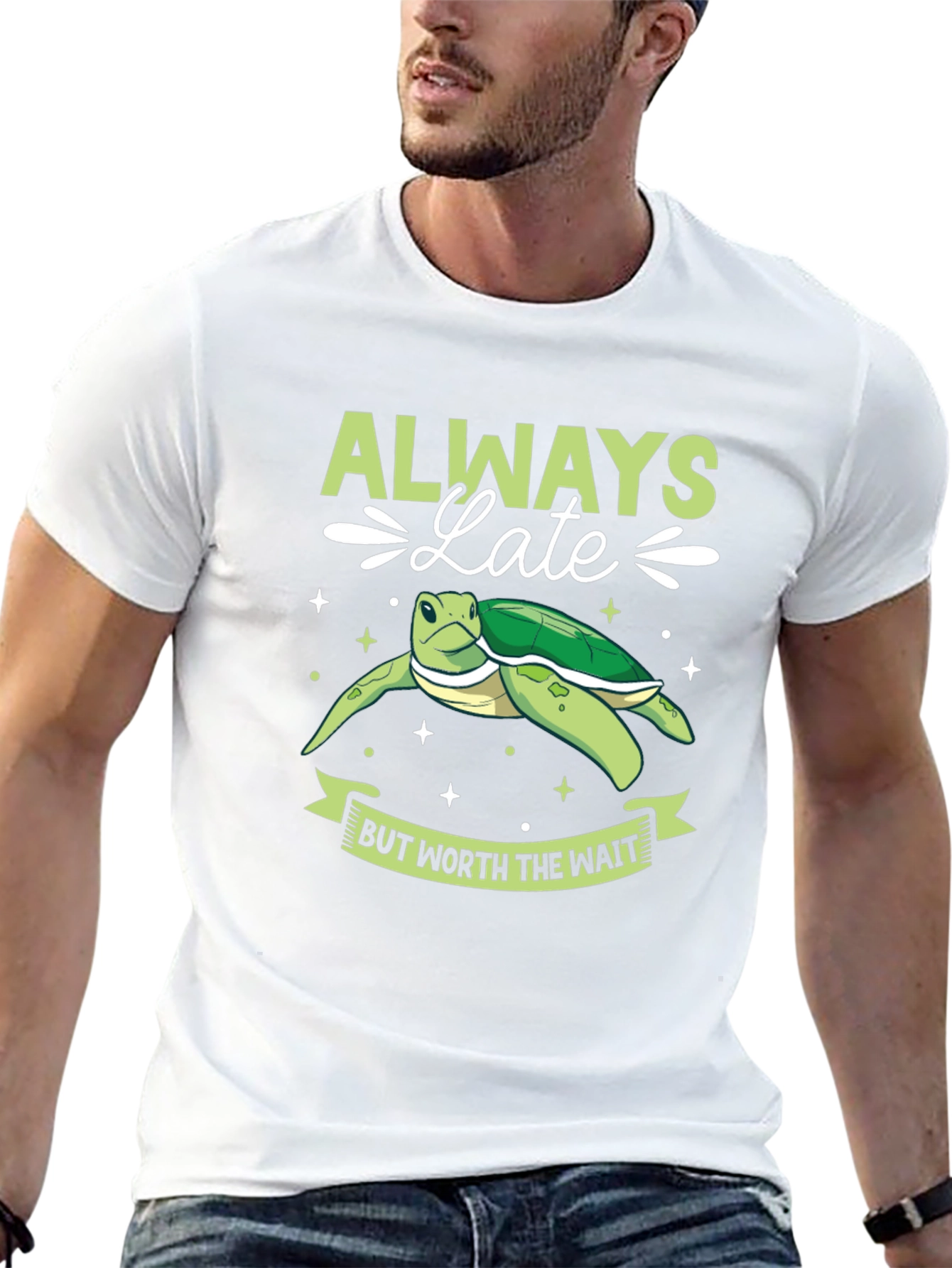 Always Late Turtle Graphic Tee