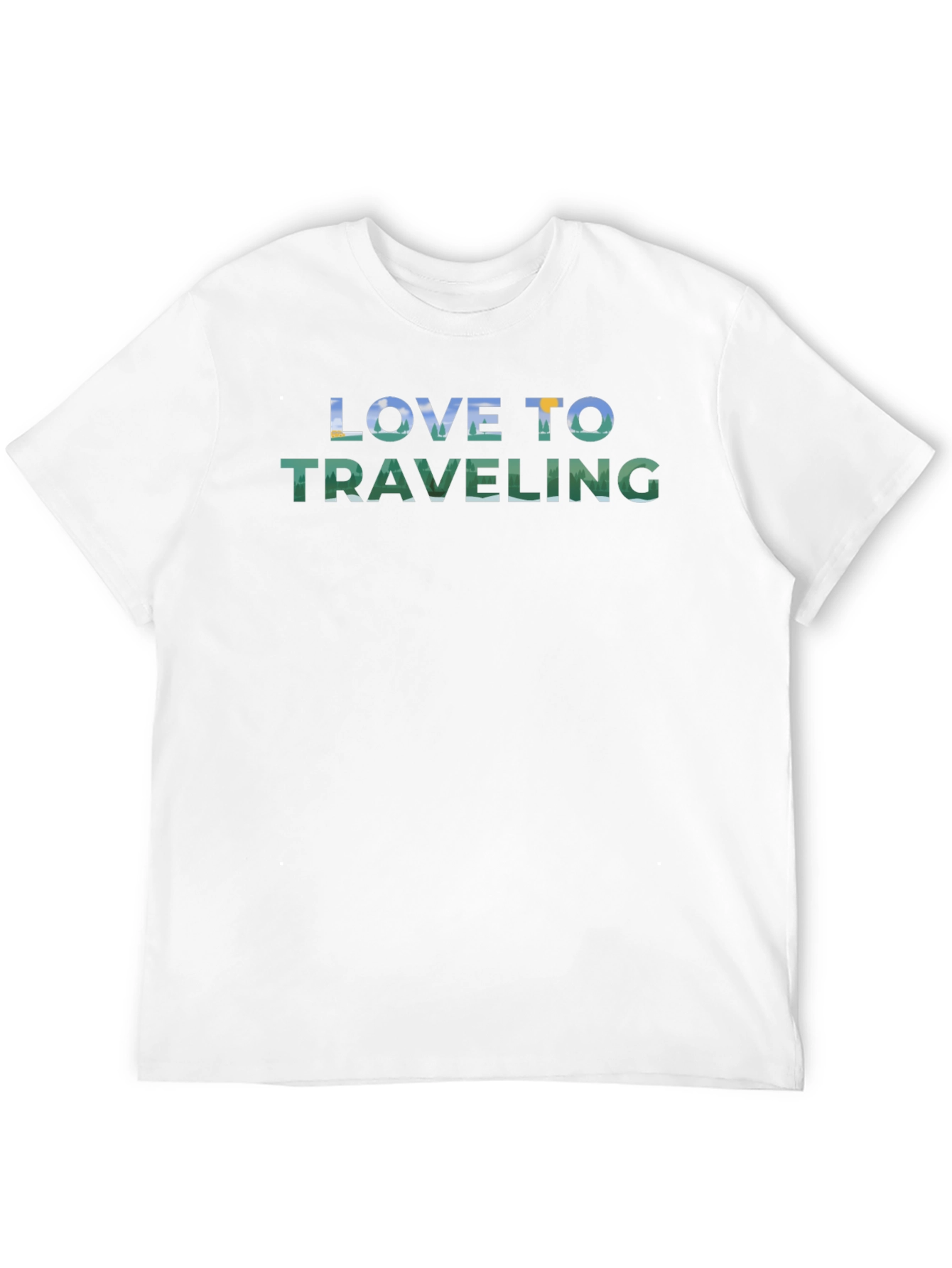 Love to Traveling Graphic T-Shirt
