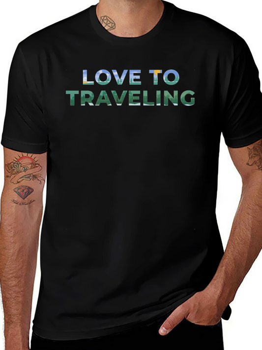Love to Traveling Graphic T-Shirt