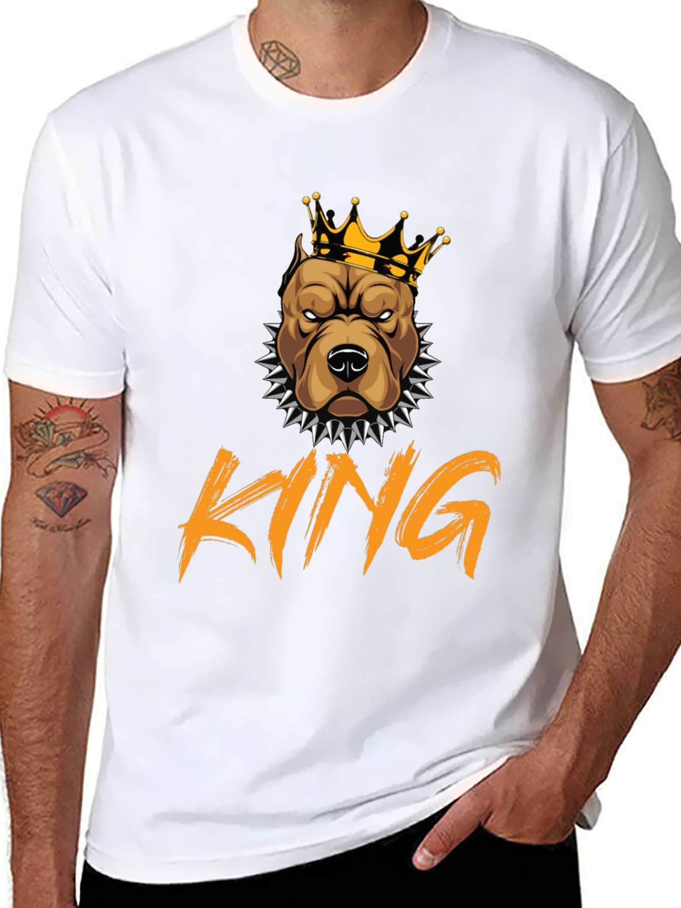 King Pitbull Graphic Tee - Black