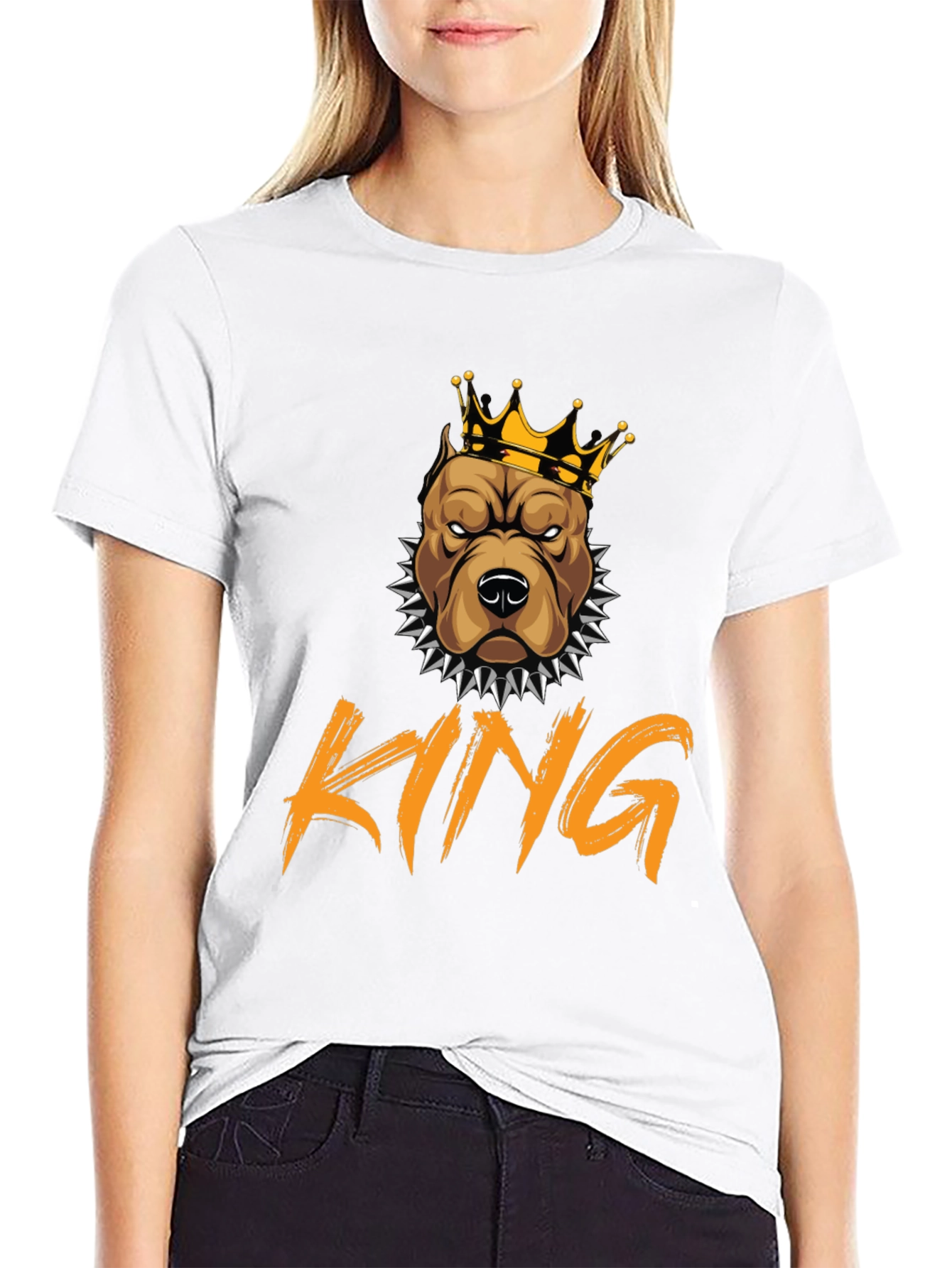 King Pitbull Graphic Tee - Black