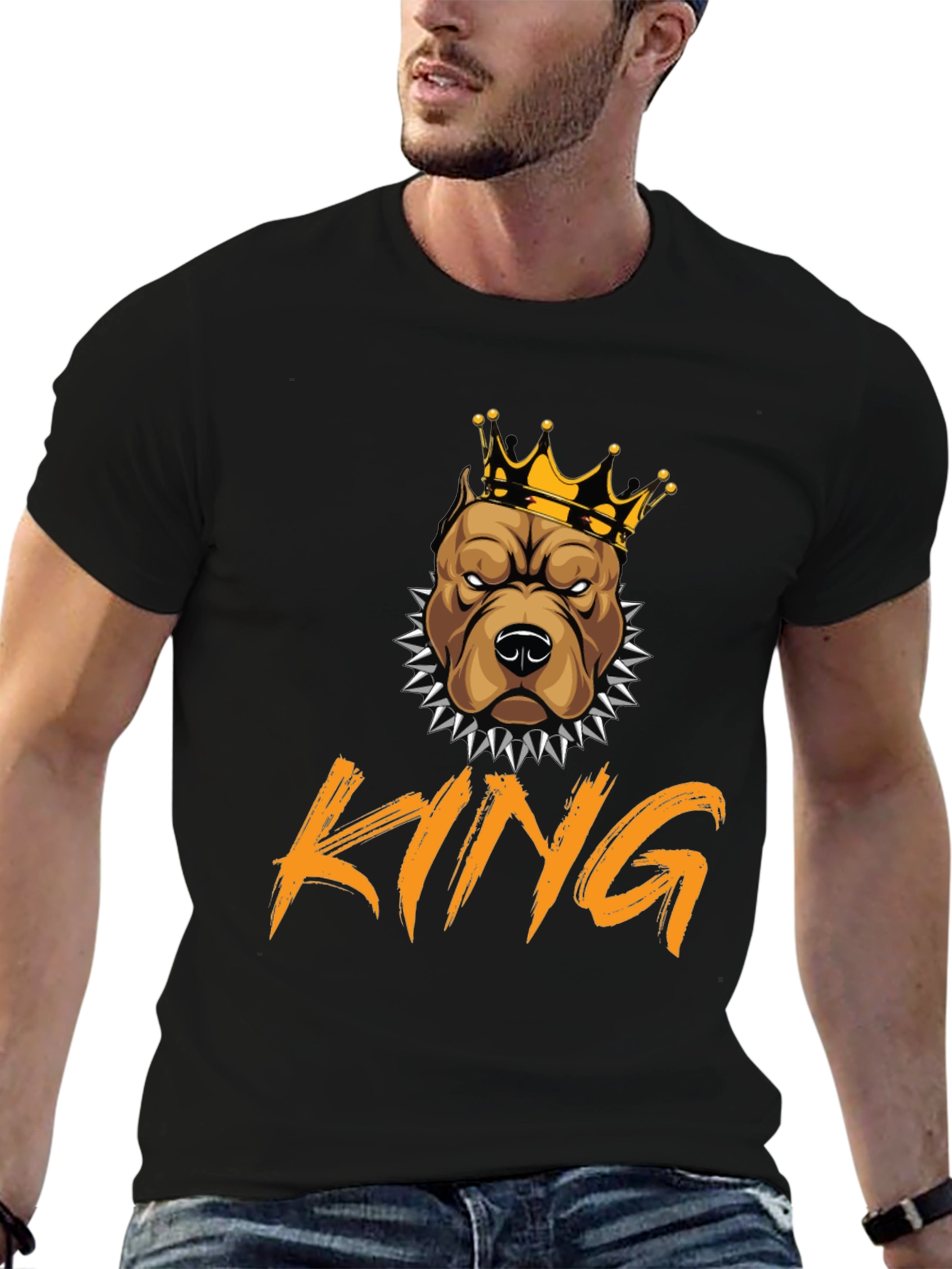 King Pitbull Graphic Tee - Black
