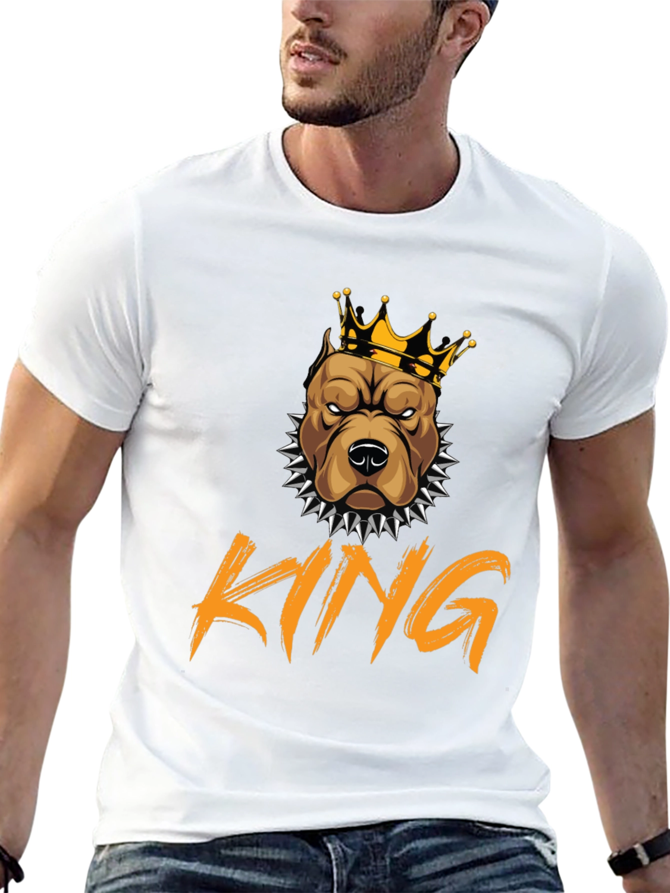 King Pitbull Graphic Tee - Black
