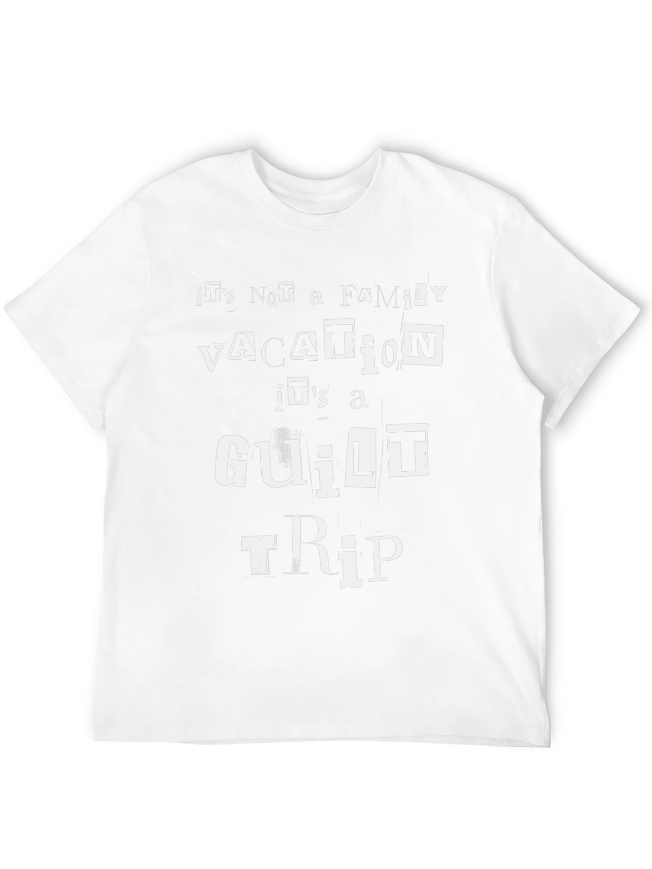 Funny Guilt Trip Vacation Graphic Tee