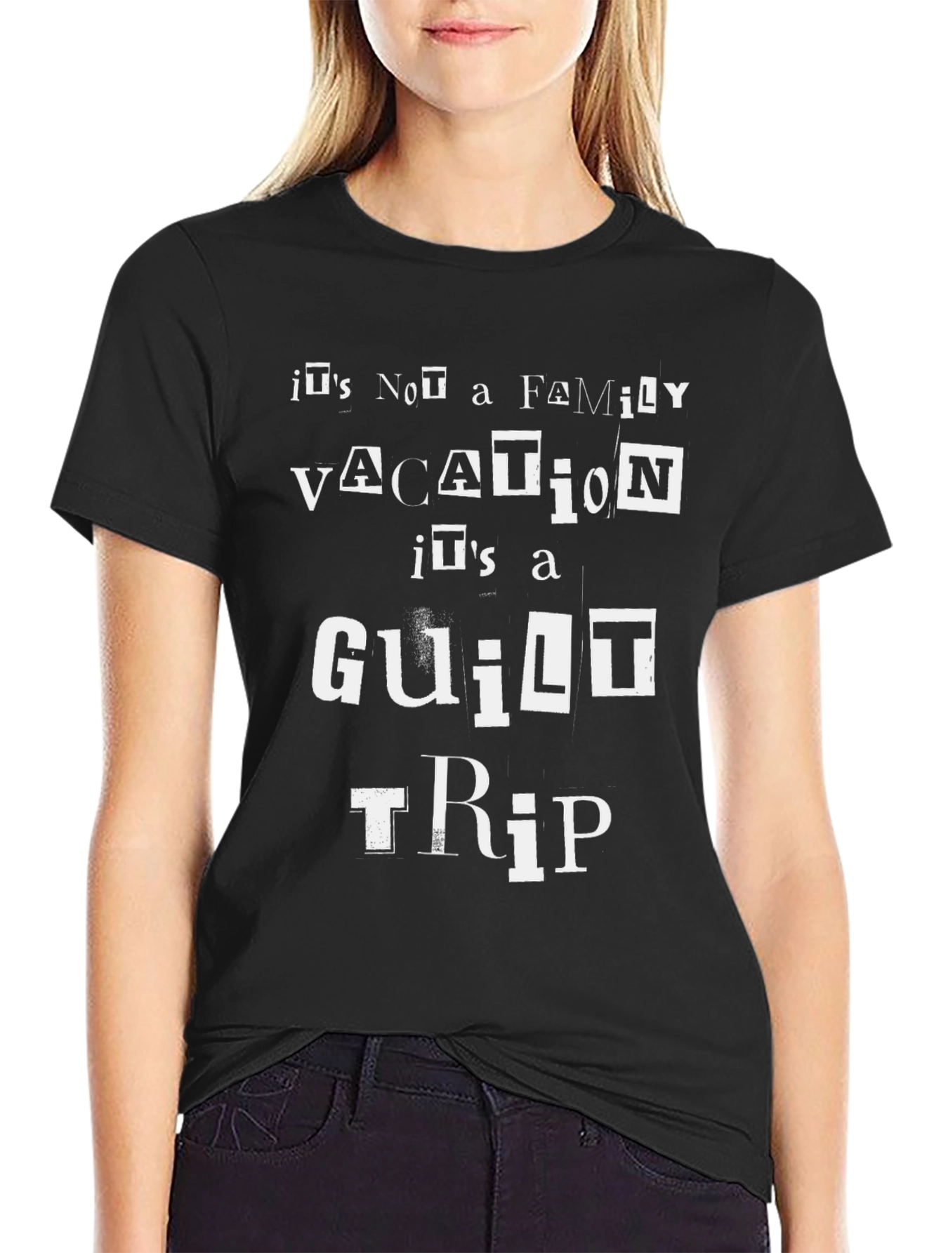 Funny Guilt Trip Vacation Graphic Tee