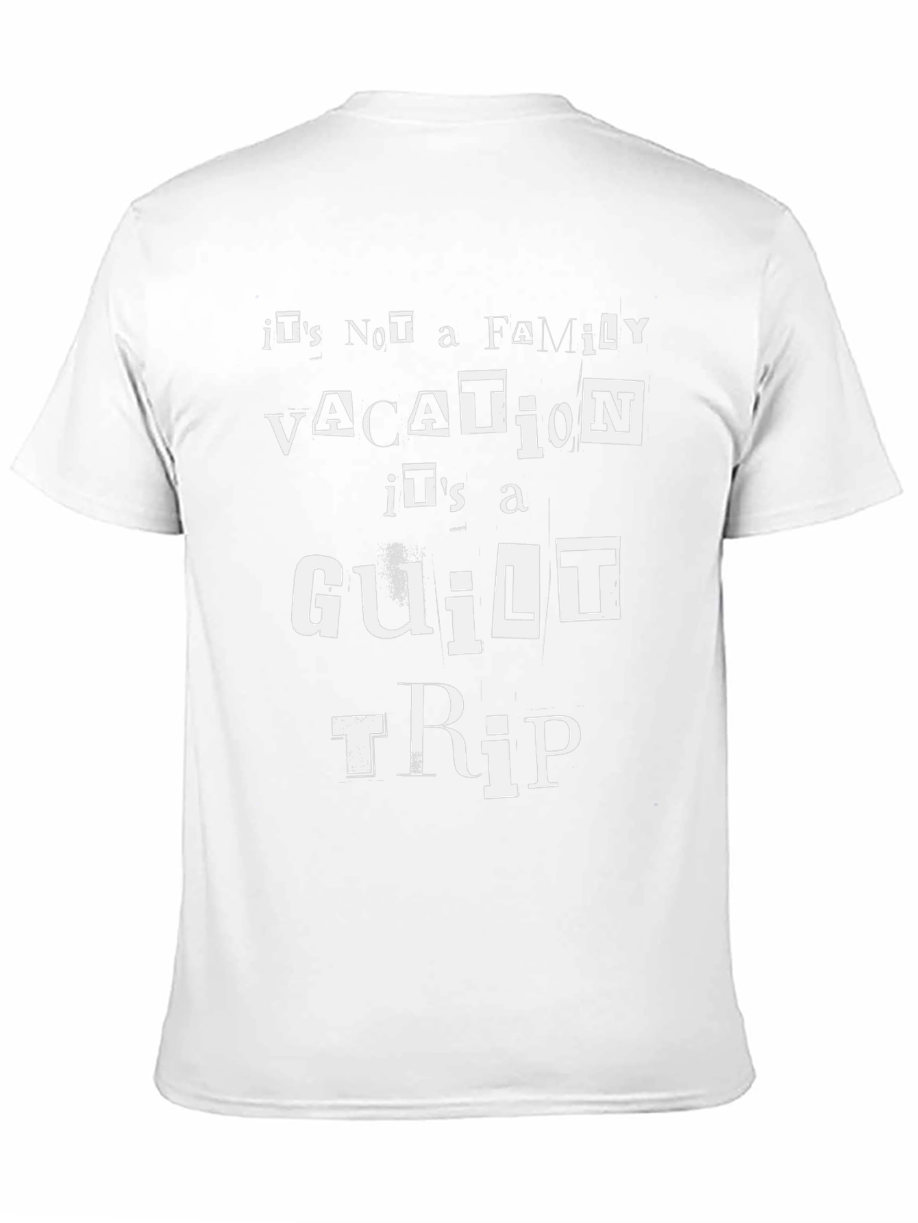 Funny Guilt Trip Vacation Graphic Tee