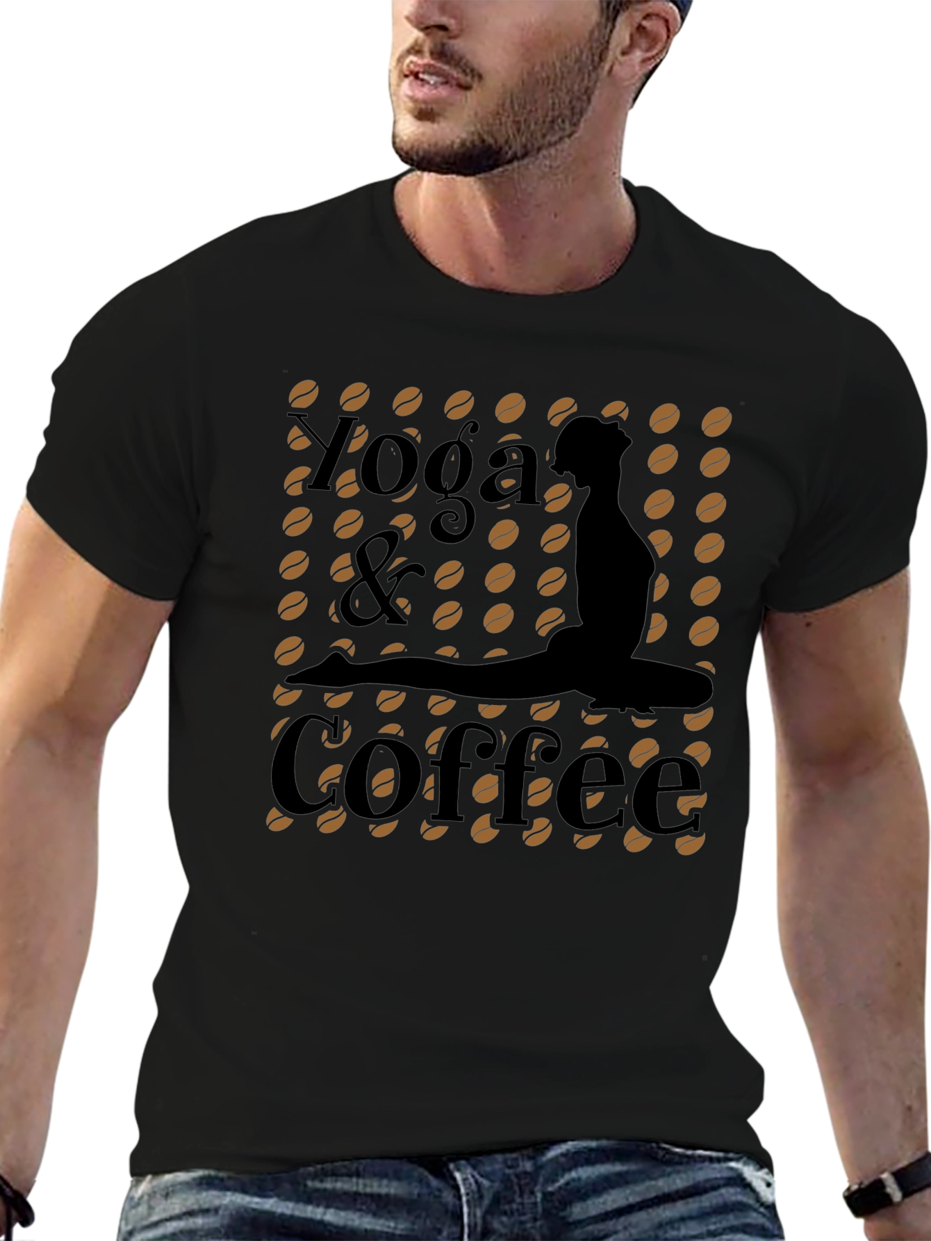 Yoga & Coffee Graphic Tee