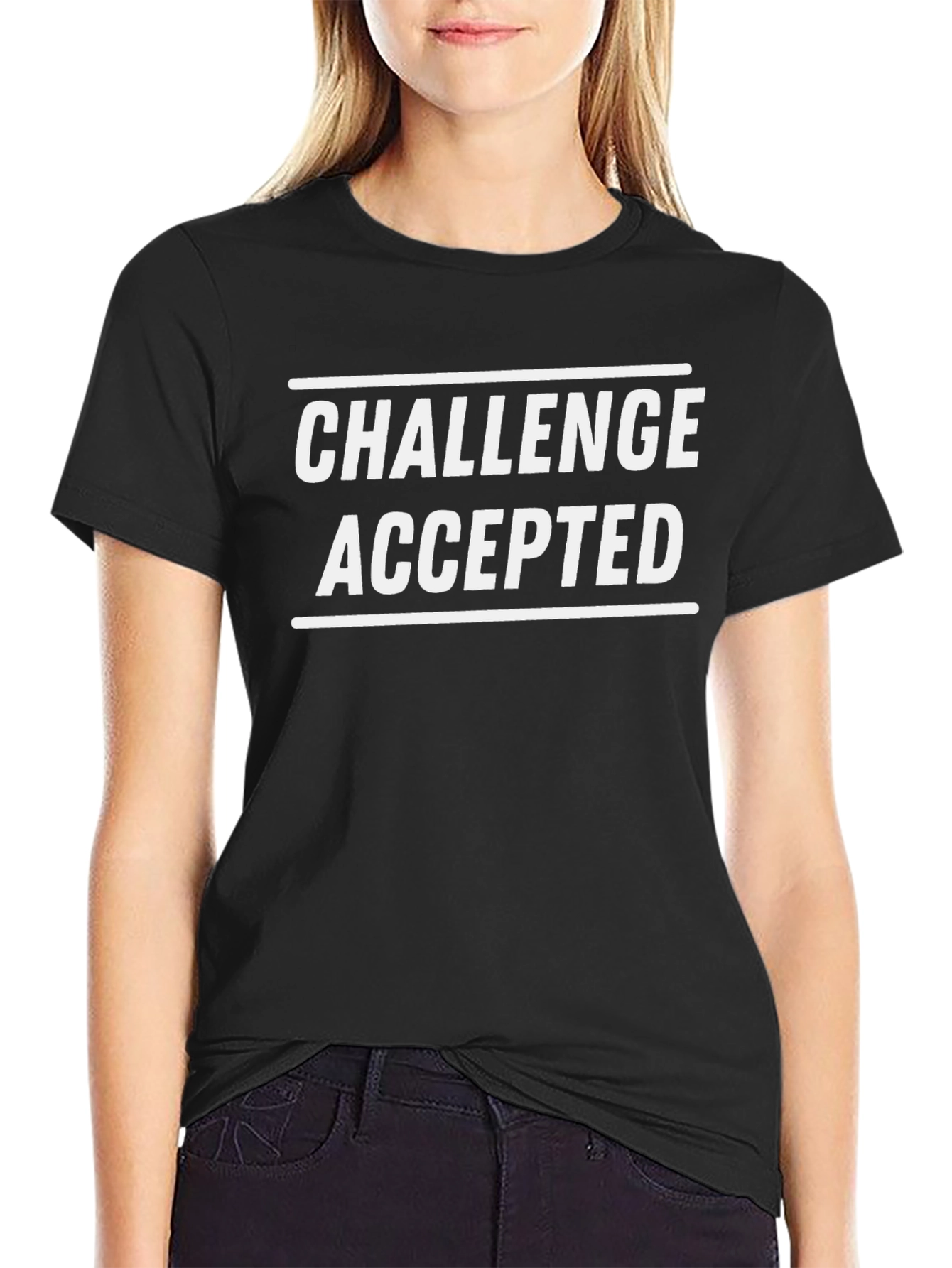 Challenge Accepted T-Shirt - Bold Graphic Tee