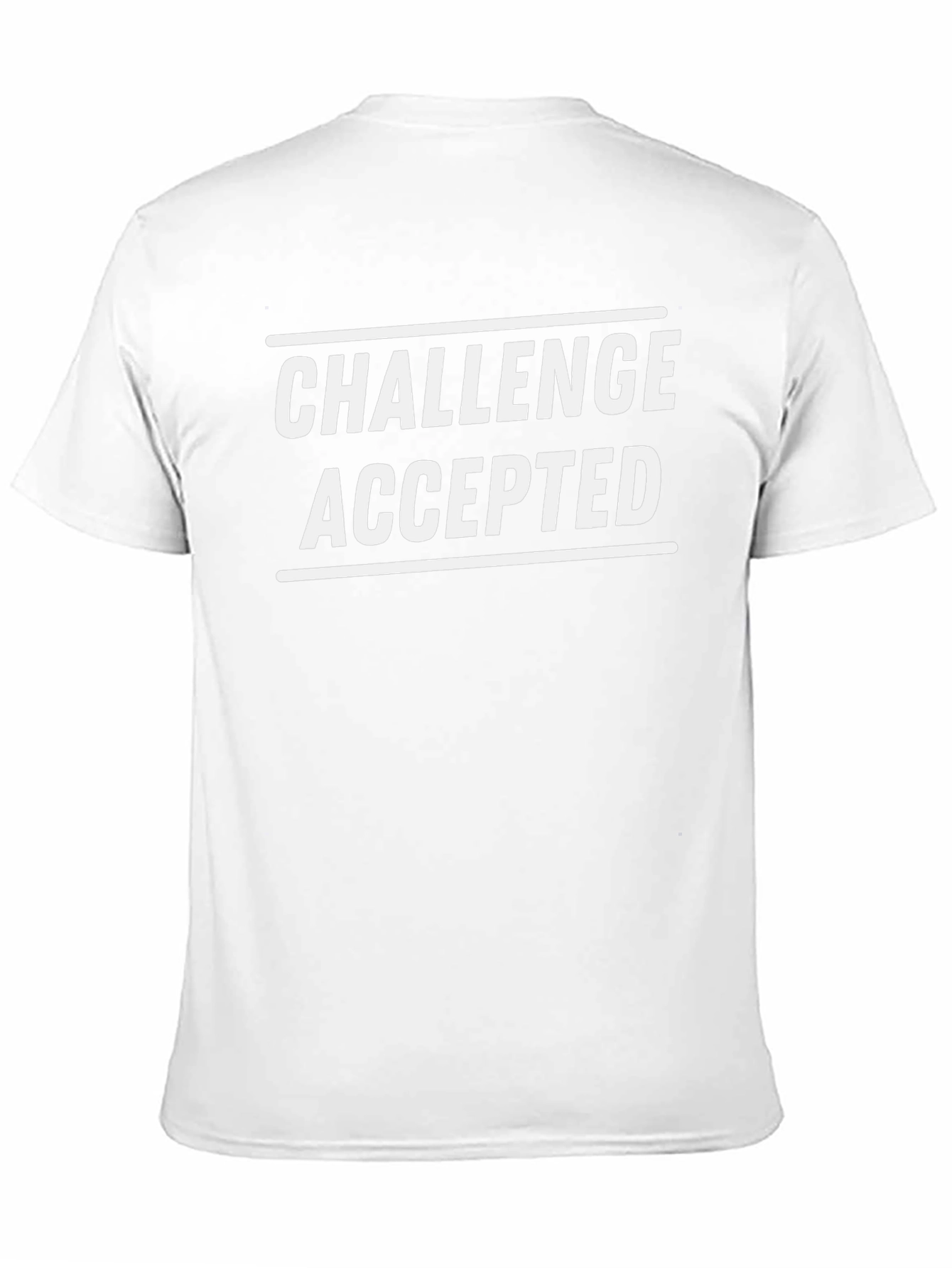 Challenge Accepted T-Shirt - Bold Graphic Tee