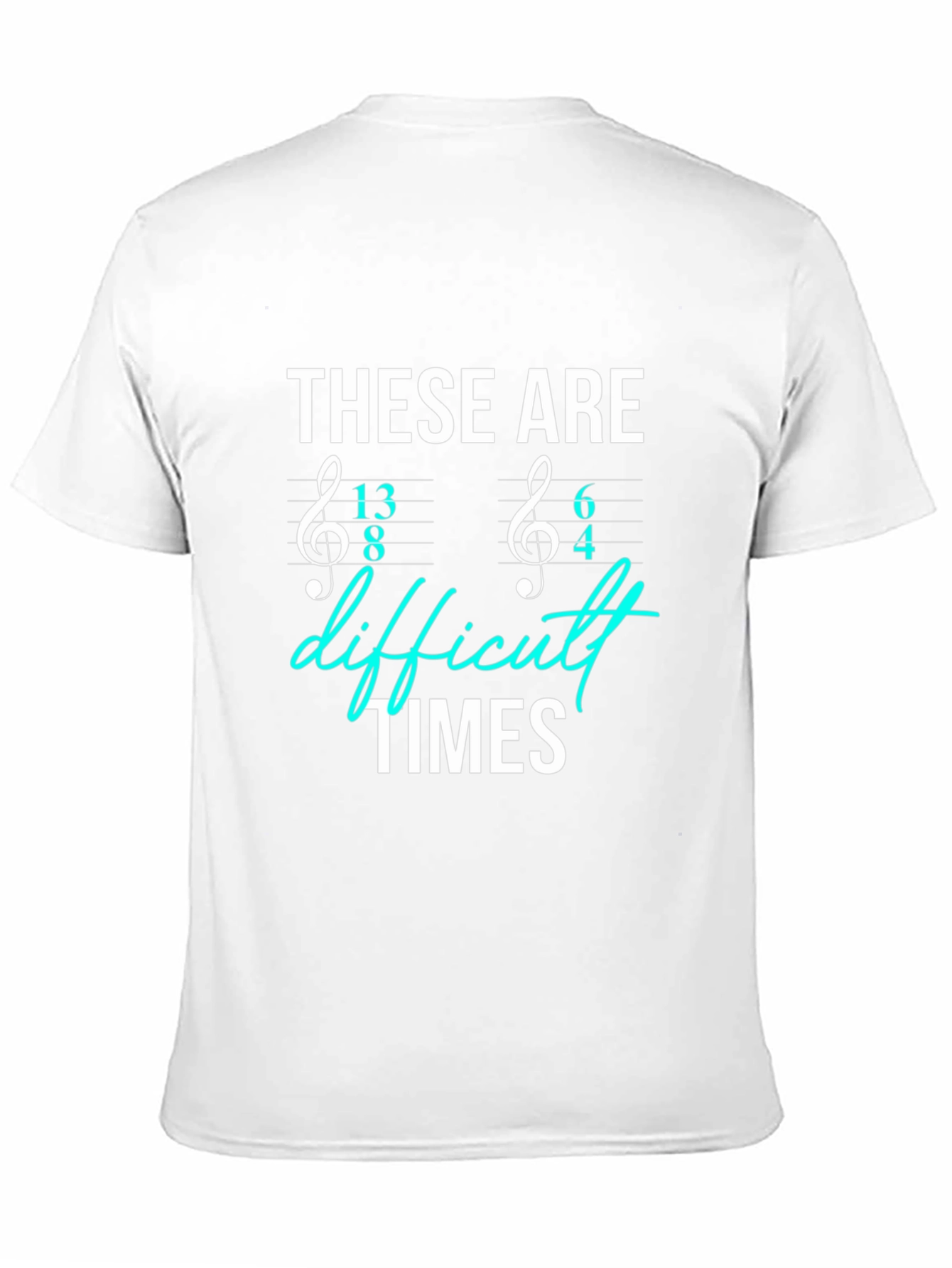 Difficult Times Music Time Signature T-Shirt