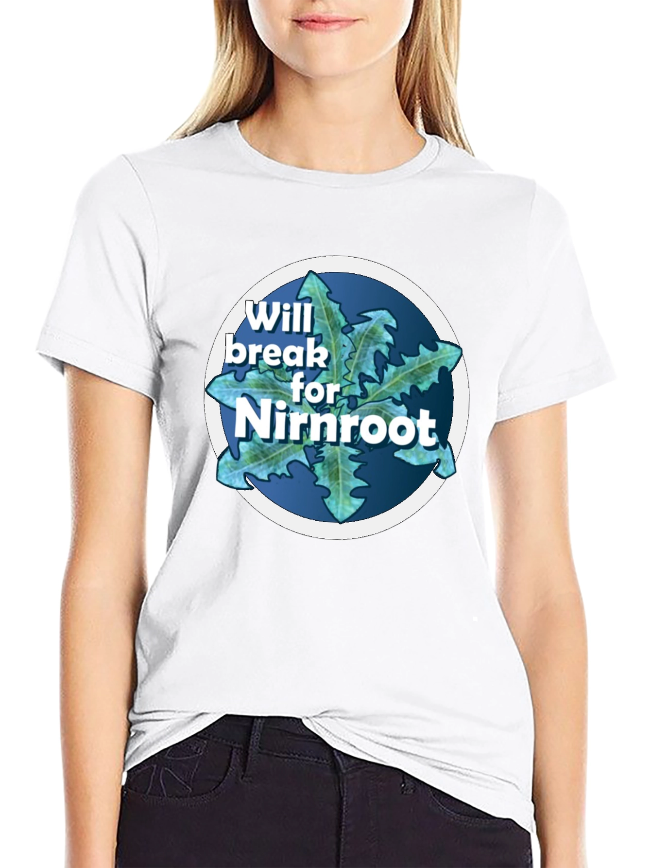 Will Break For Nirnroot Black T-Shirt