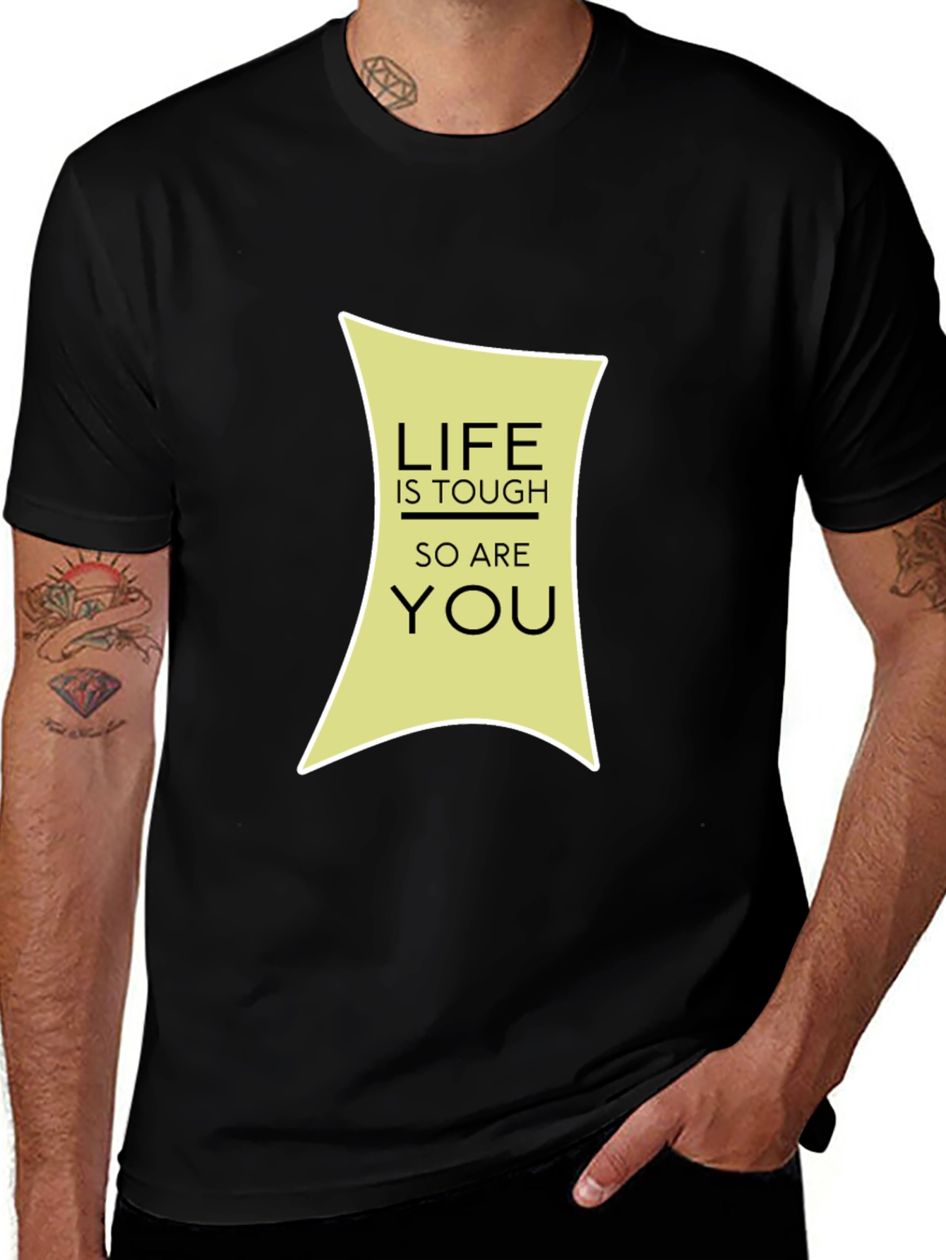 Life is Tough T-Shirt - Motivational Graphic Tee
