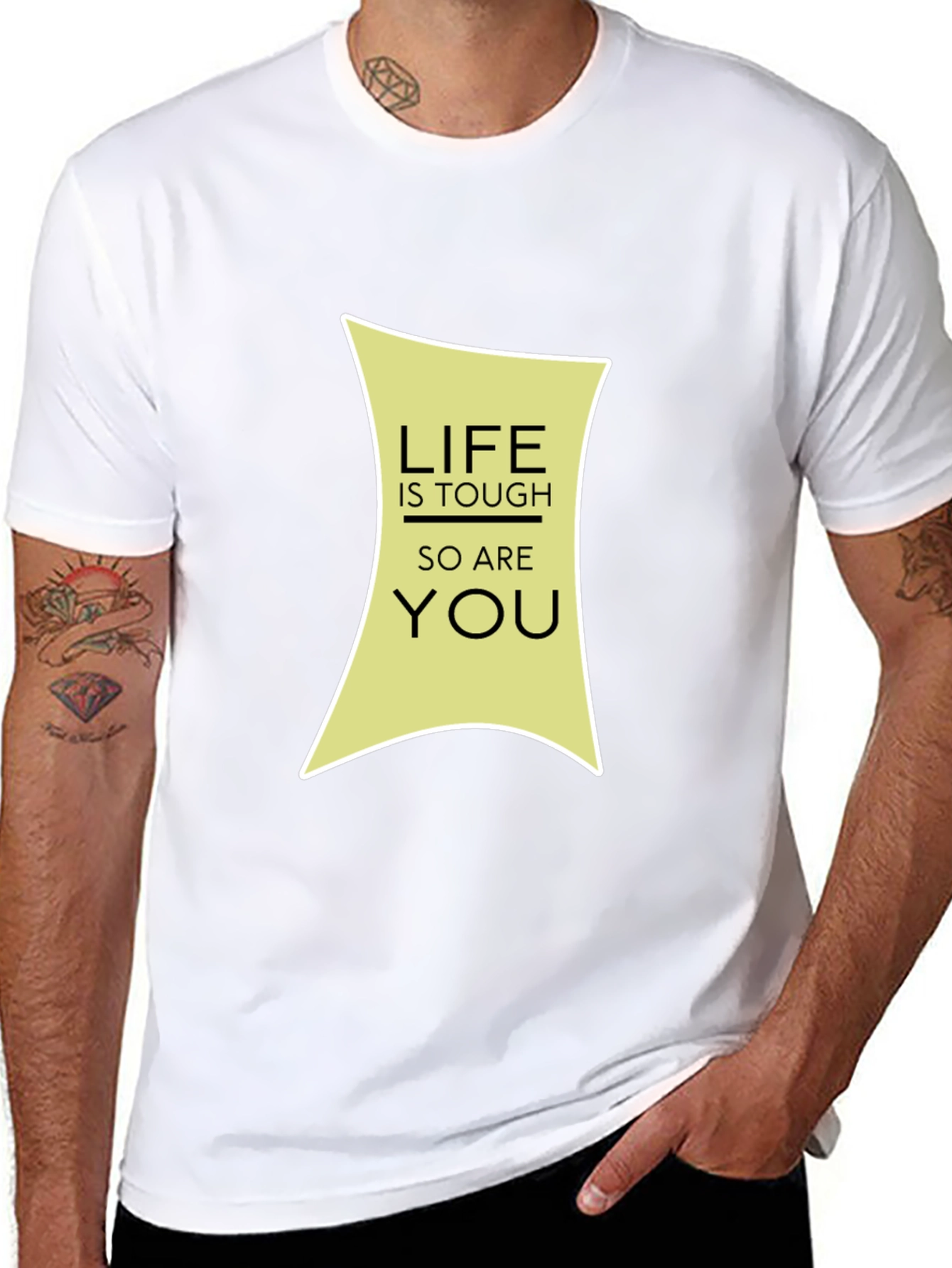 Life is Tough T-Shirt - Motivational Graphic Tee