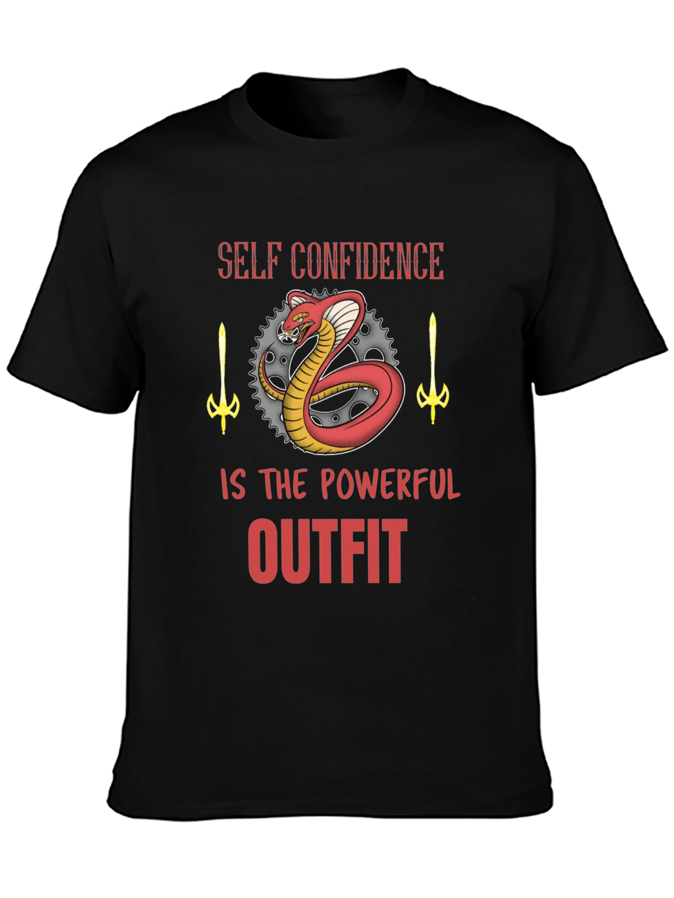 Self Confidence Outfit Graphic Tee