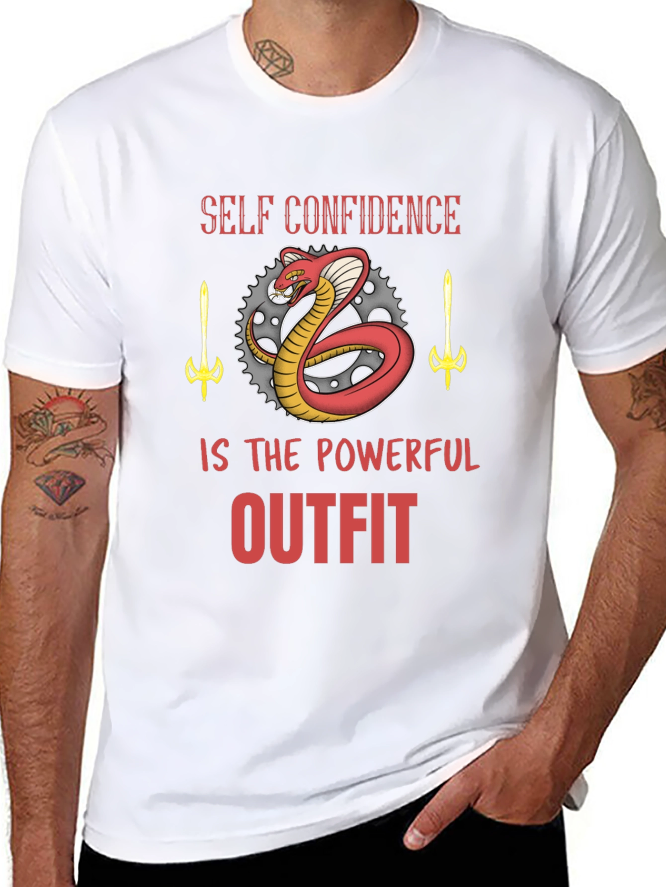 Self Confidence Outfit Graphic Tee