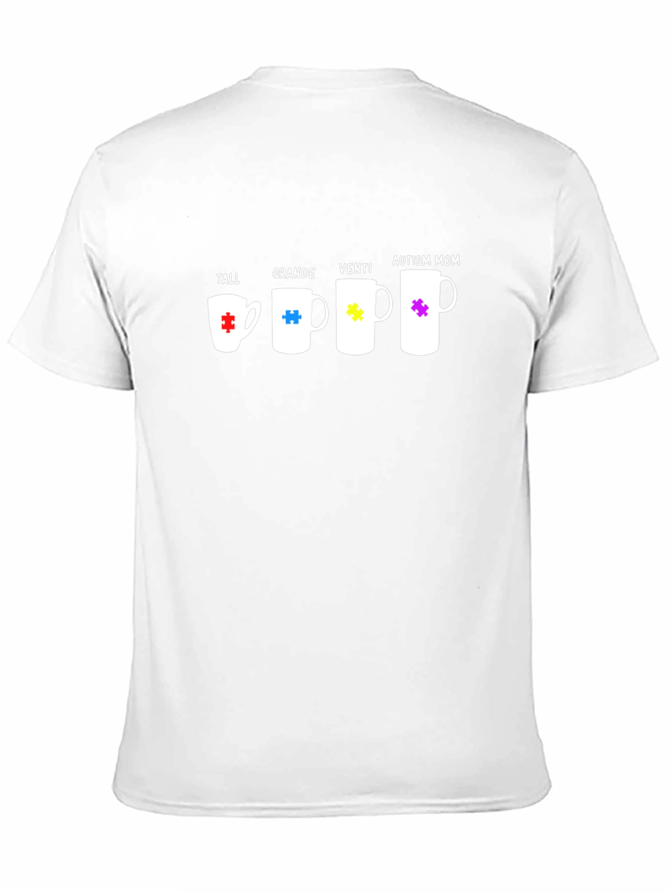 Autism Mom Coffee Sizes T-Shirt